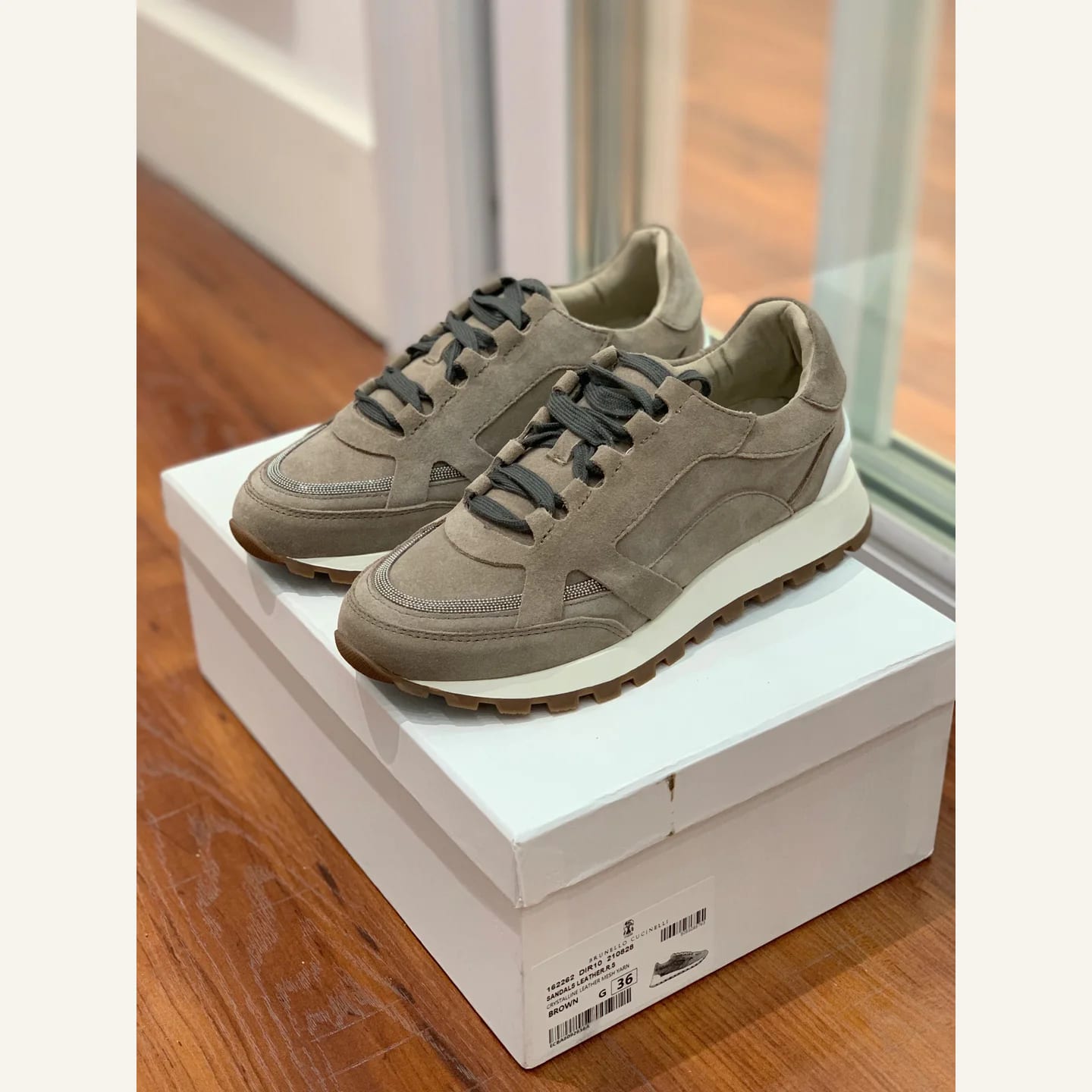 Brunello Cucinelli Monili-chain Sneaker 縮圖 4