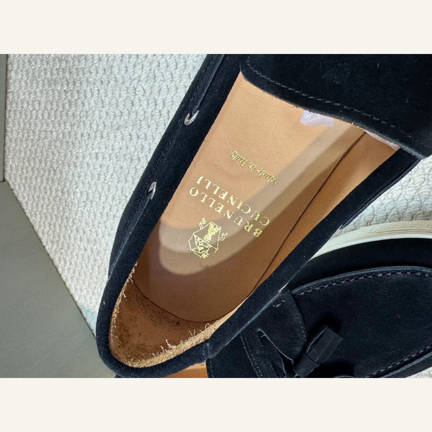 Brunello Cucinelli Suede Tassel Loafer 縮圖 4
