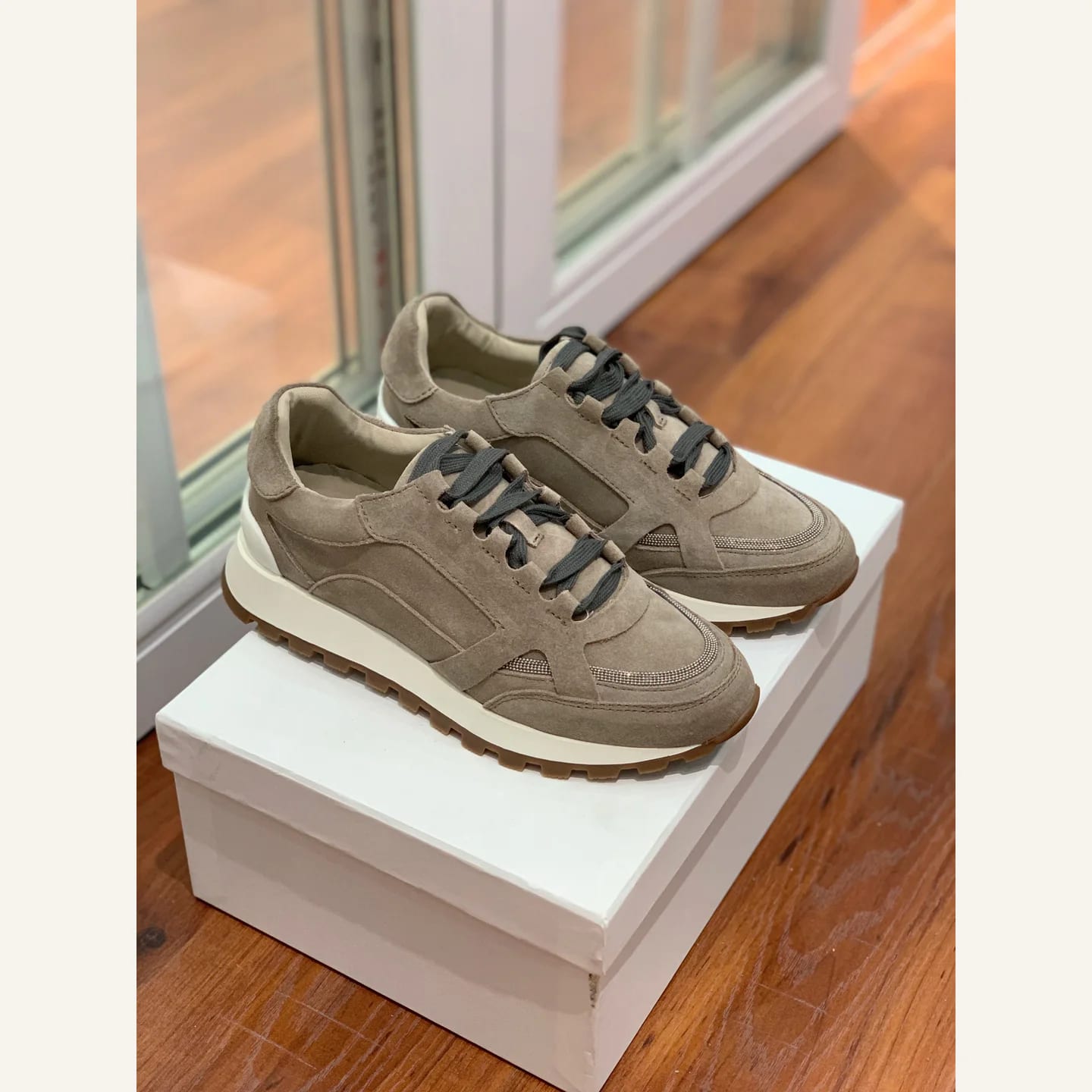 Brunello Cucinelli Monili-chain Sneaker 縮圖 3