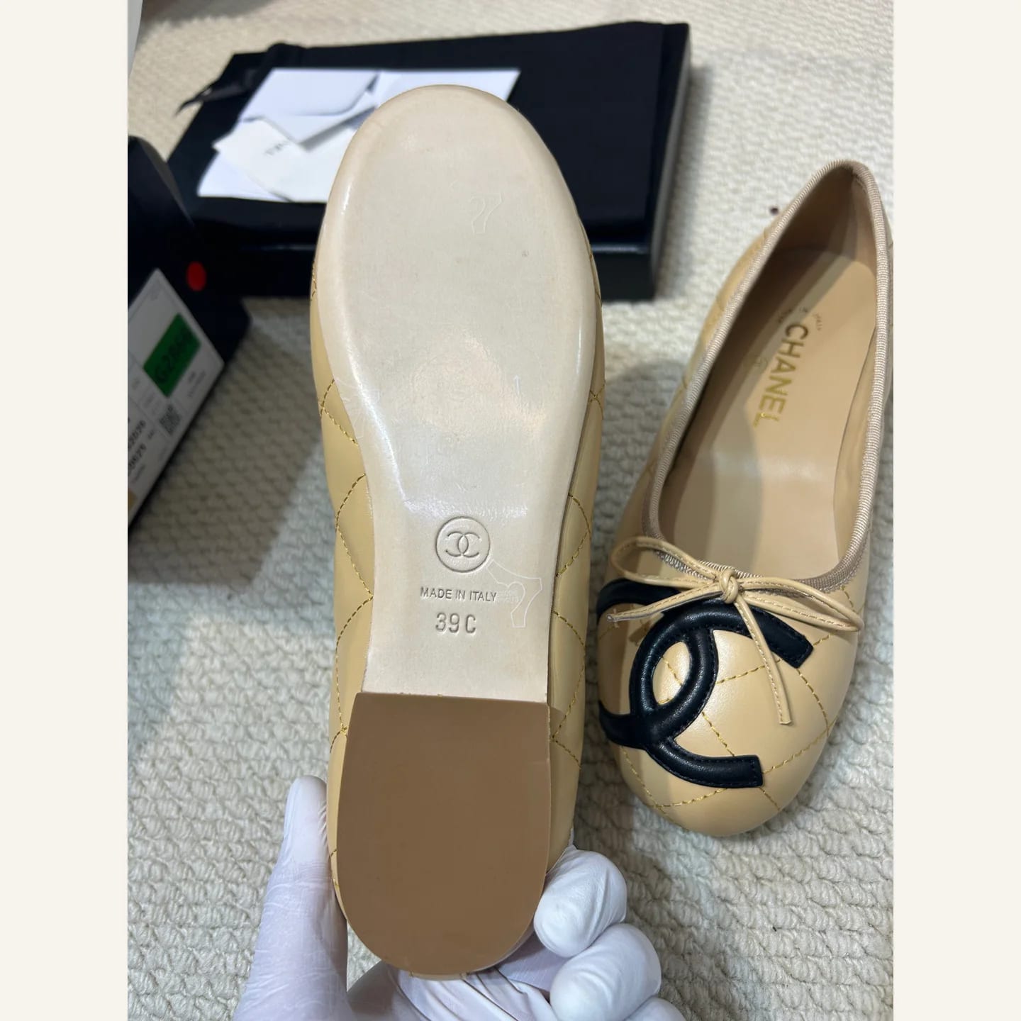 CHANEL Cap-toe Bow Ballerina 縮圖 2