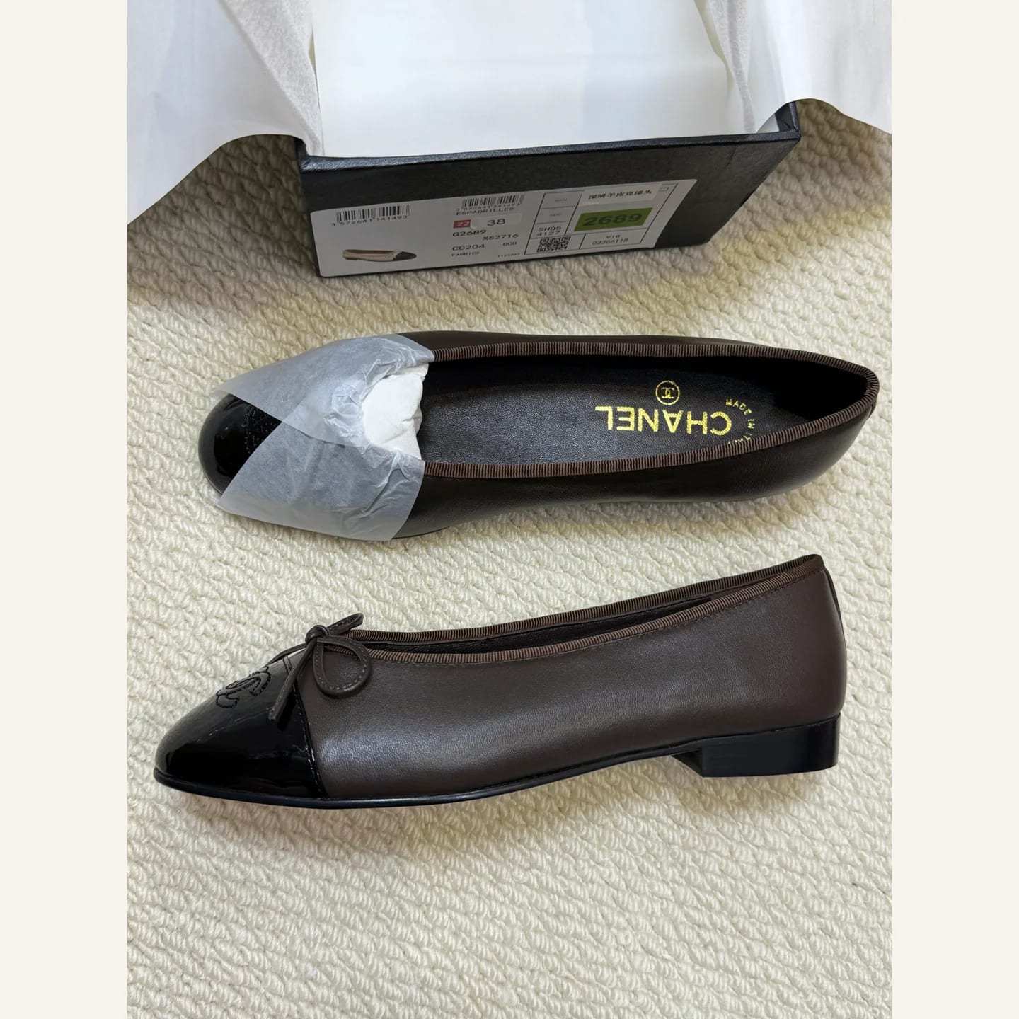 CHANEL Cap-toe Ballerina 縮圖 3