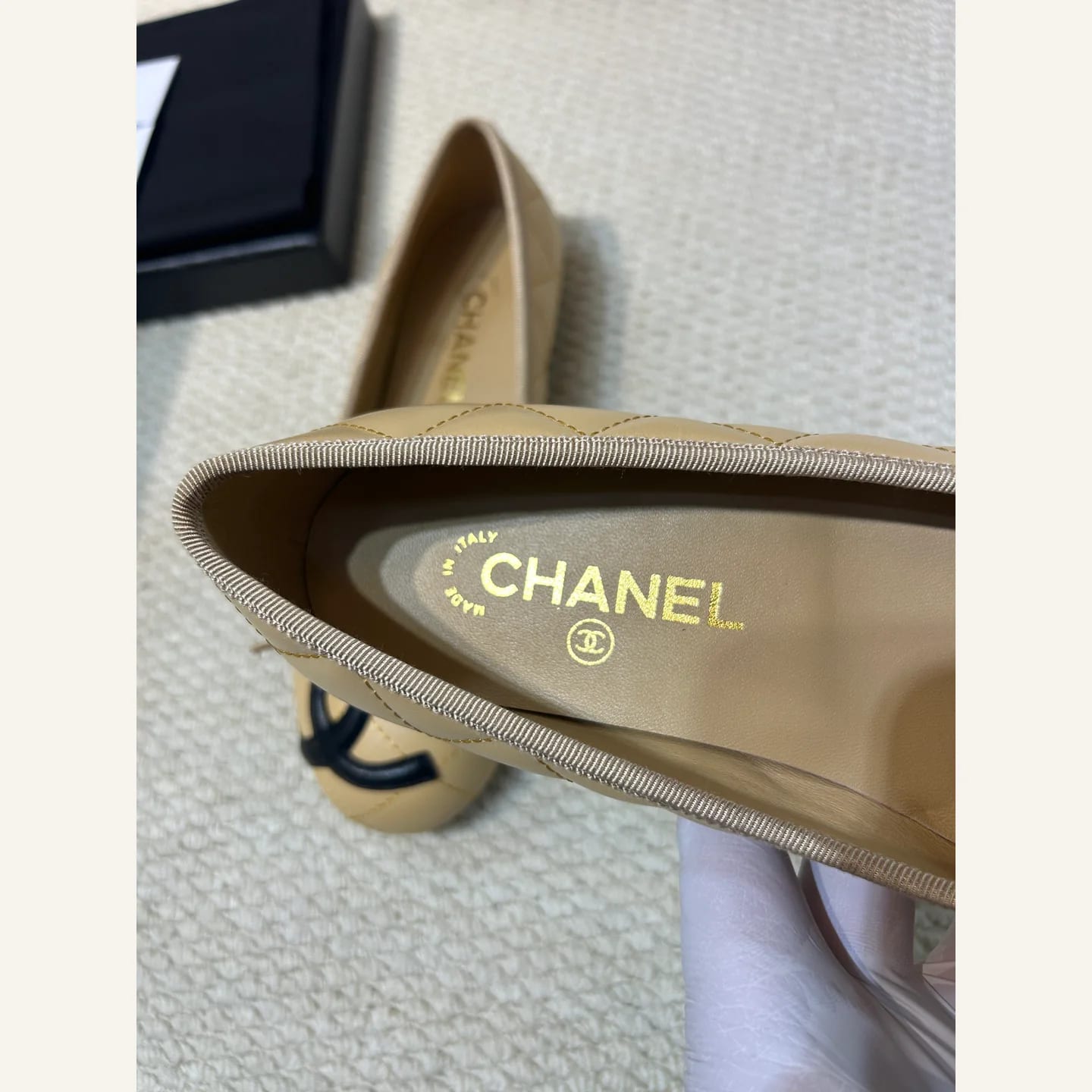 CHANEL Cap-toe Bow Ballerina 縮圖 3