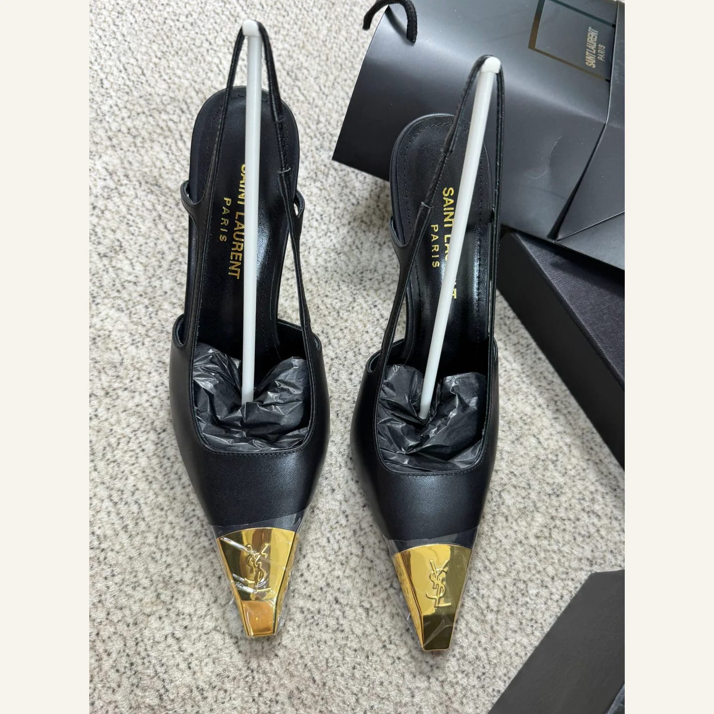 Saint Laurent Metal-cap Slingback Pump 縮圖 2