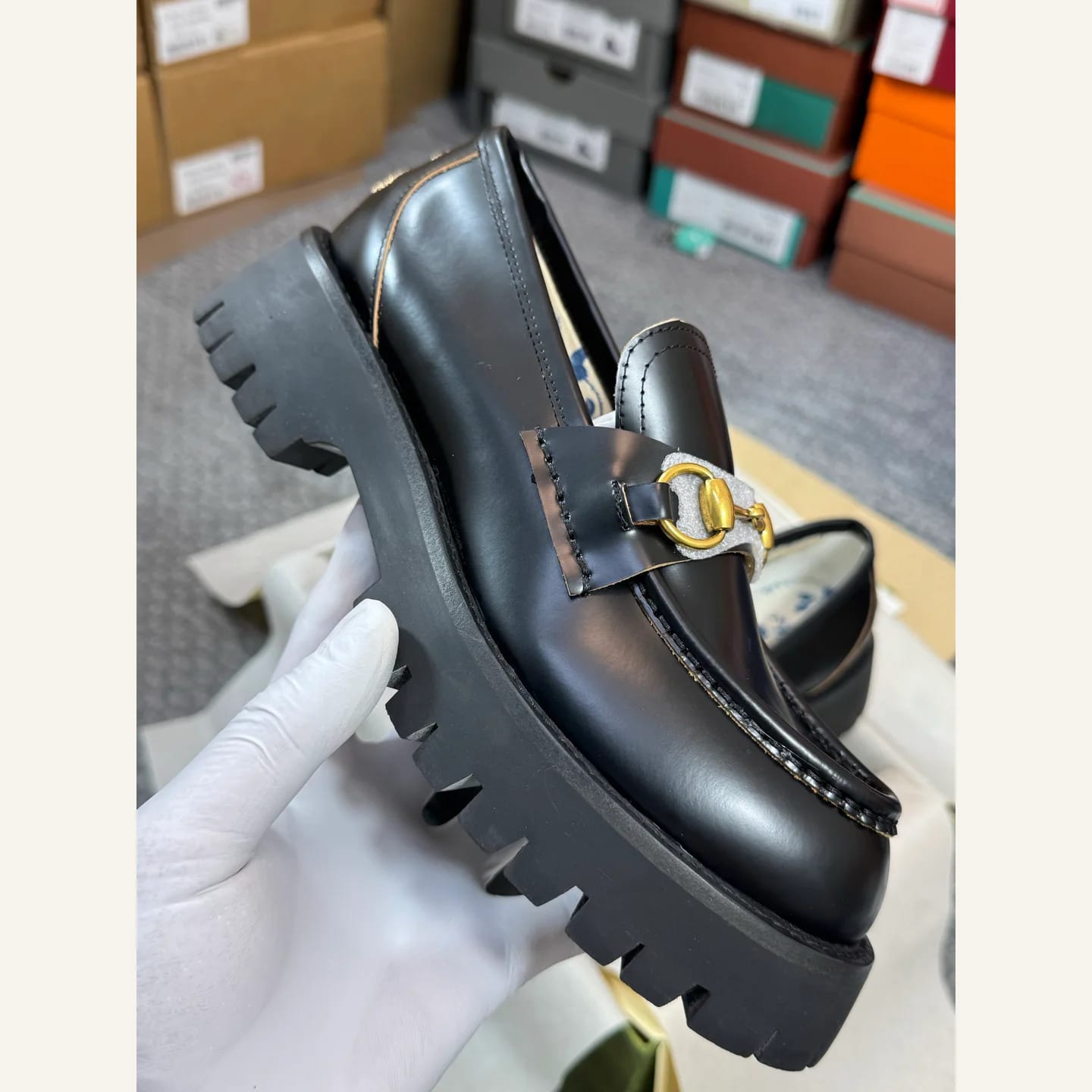 Gucci Lug-sole Horsebit Loafer 縮圖 4