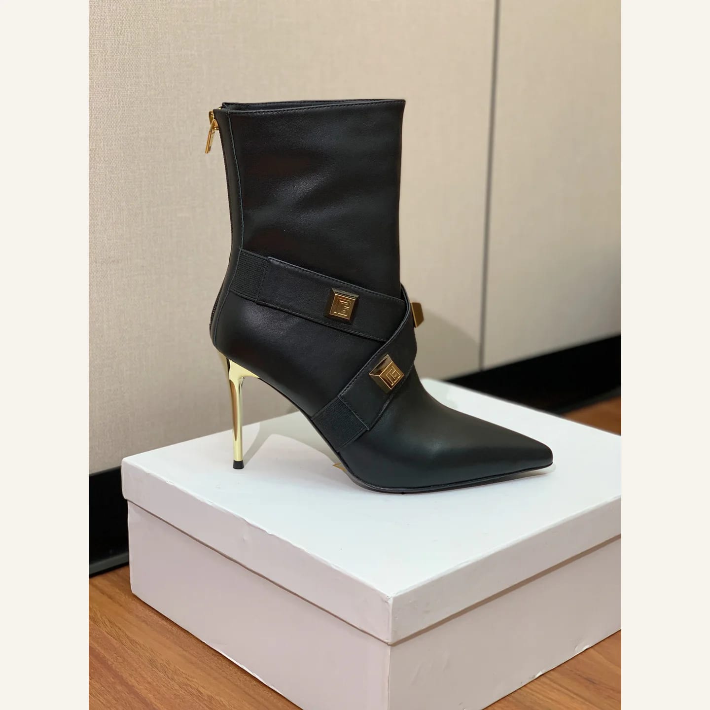 Balmain Buckle Ankle Boot 縮圖 4