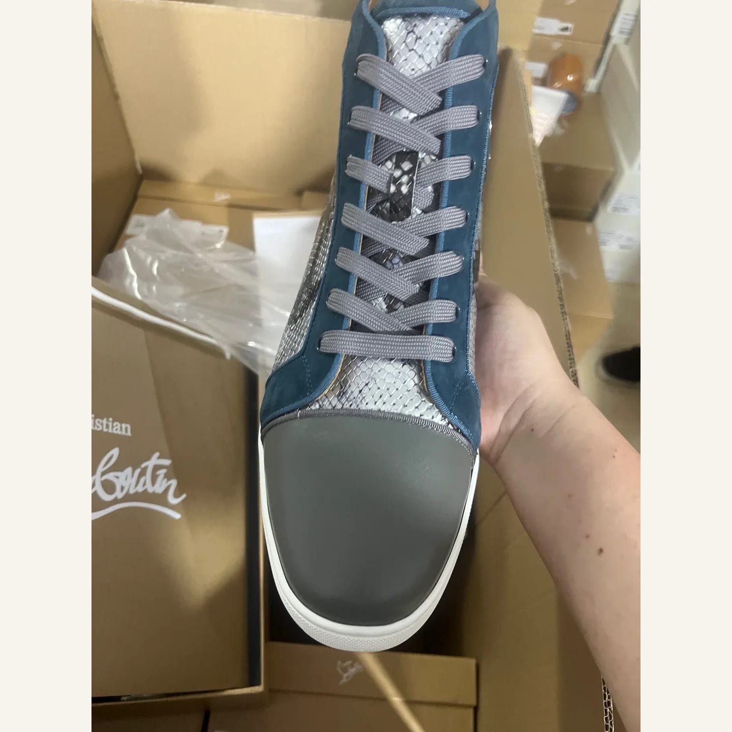 Christian Louboutin Spikes High-top Sneaker 縮圖 2