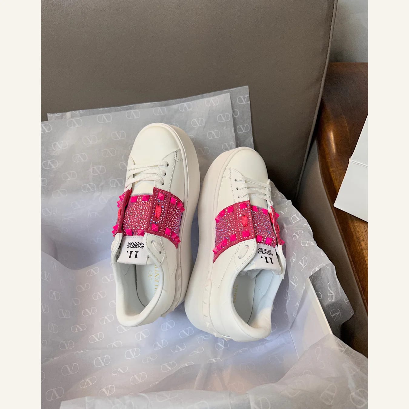 Valentino Garavani VLTN Platform Sneaker 縮圖 3