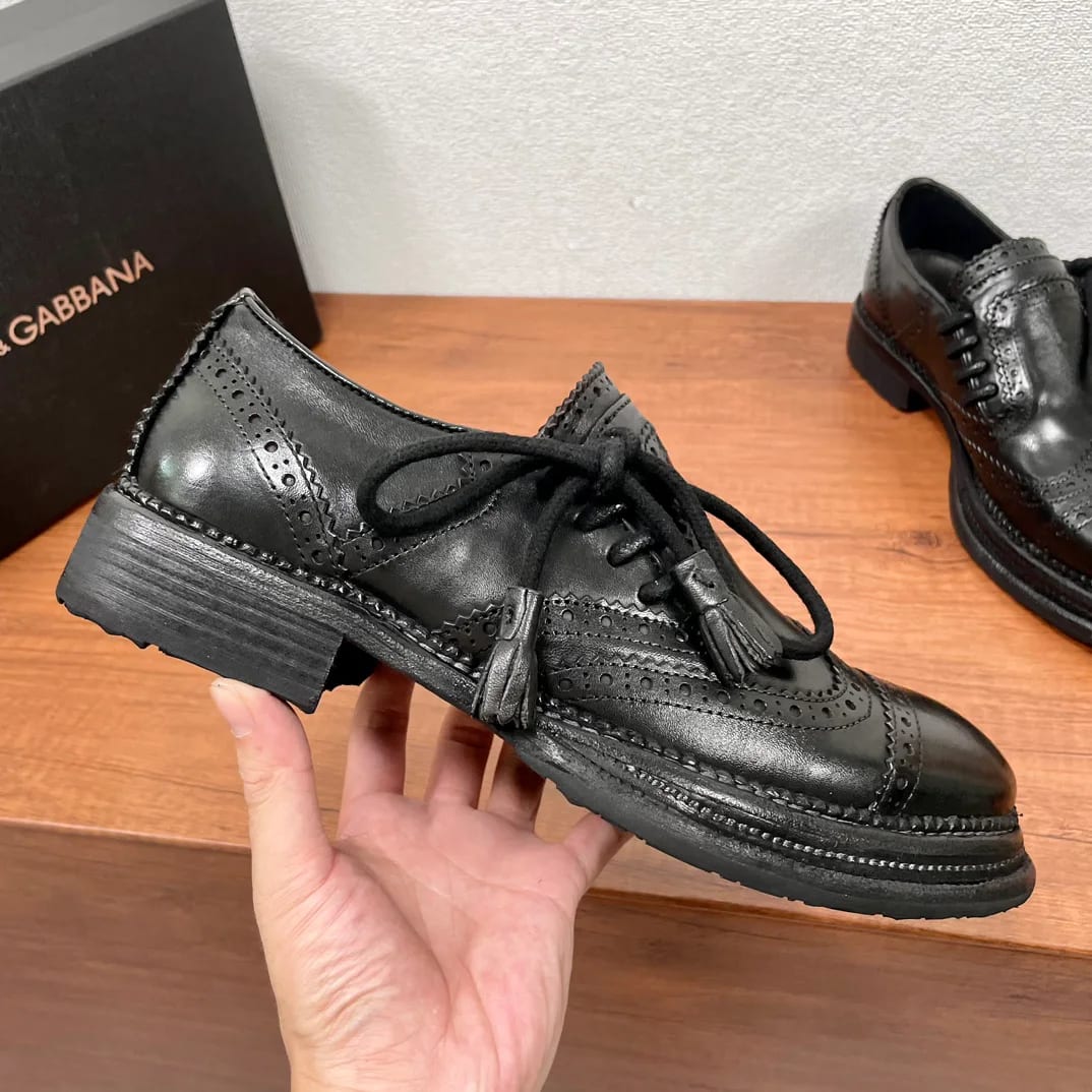 Dolce & Gabbana Cap-toe Brogue Derby 縮圖 4