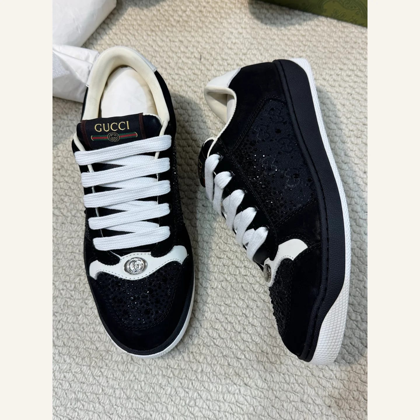 Gucci Crystal GG Low-top Sneaker 縮圖 3
