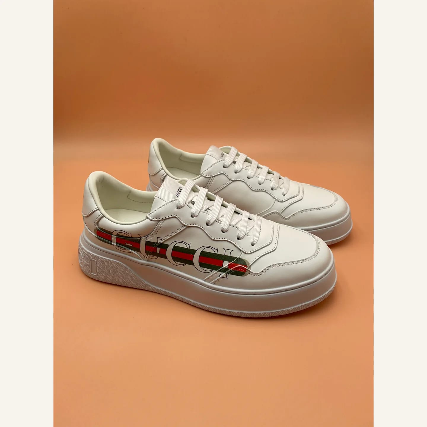 Gucci Leather Low-top Sneaker 縮圖 2