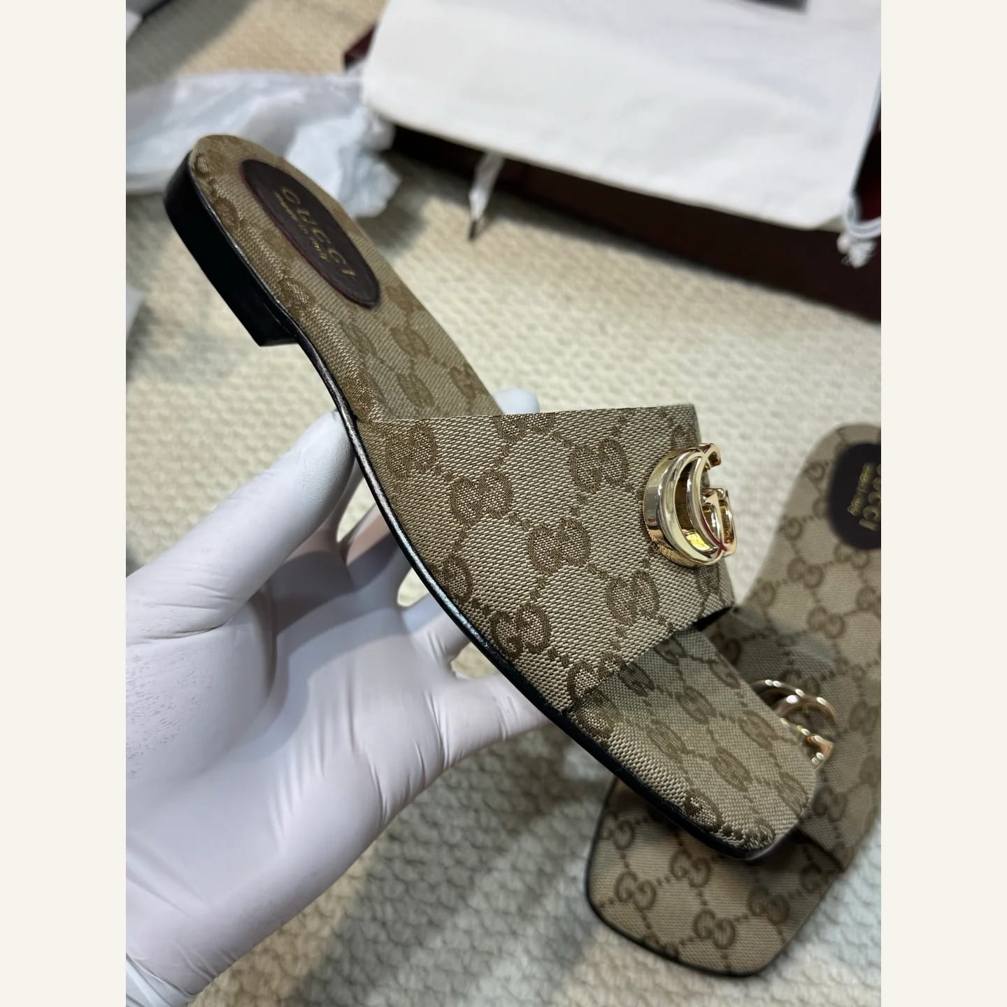 Gucci Interlocking G Monogram Slide 縮圖 3