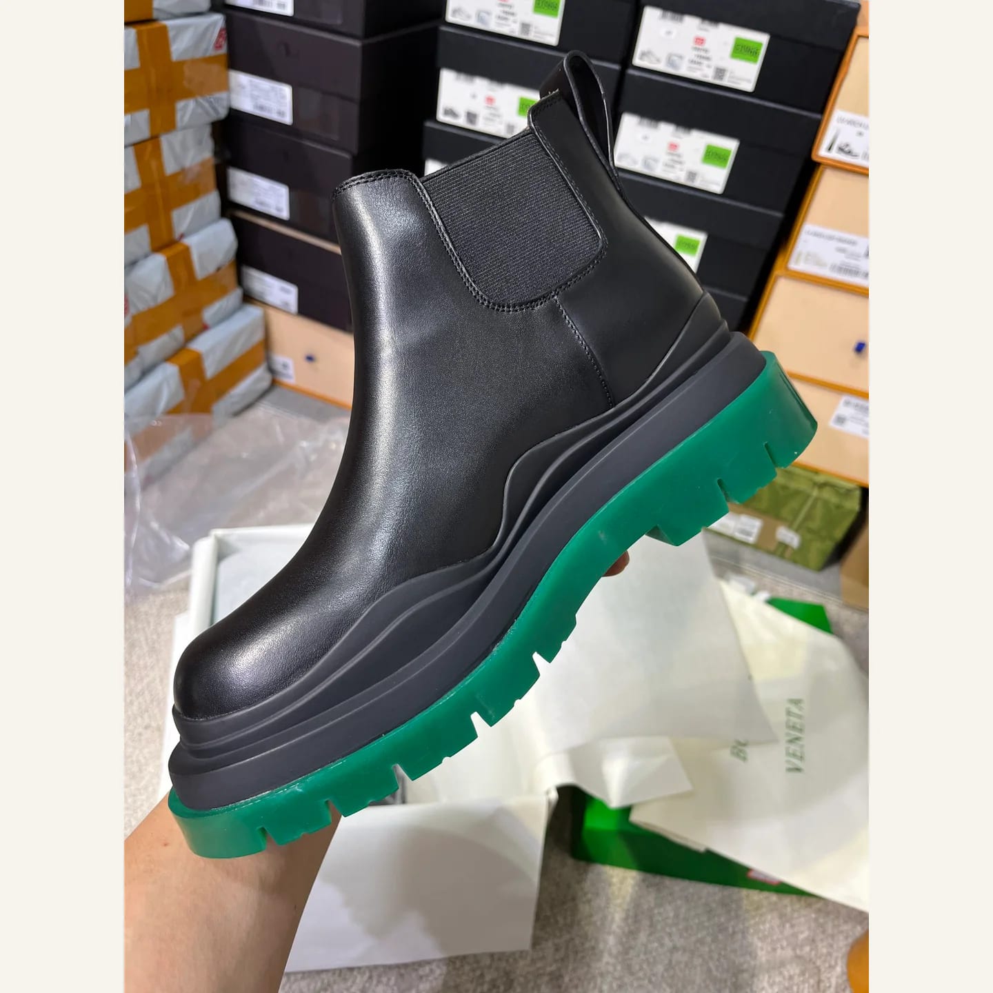 Bottega Veneta Tire Chelsea Boot 縮圖 4