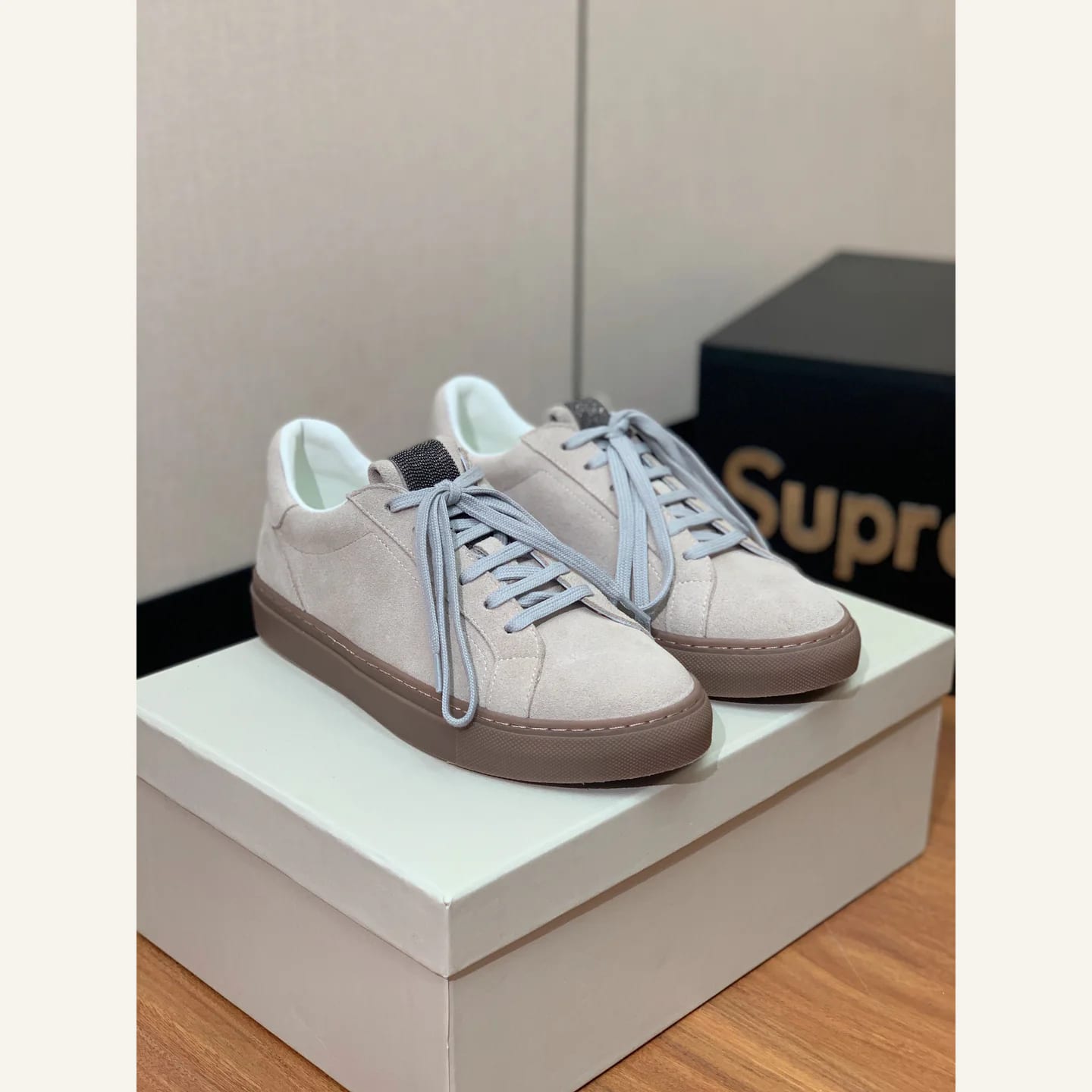 Brunello Cucinelli Suede Low-top Sneaker 縮圖 2