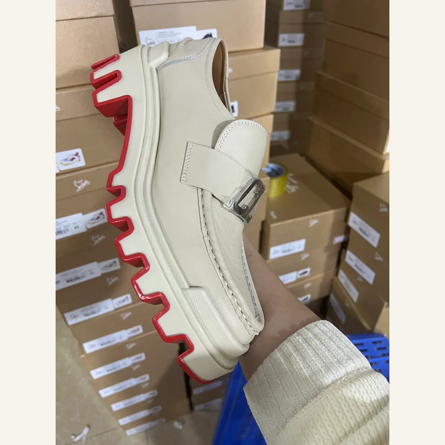 Christian Louboutin Loubishark Slip-on Sneaker 縮圖 3