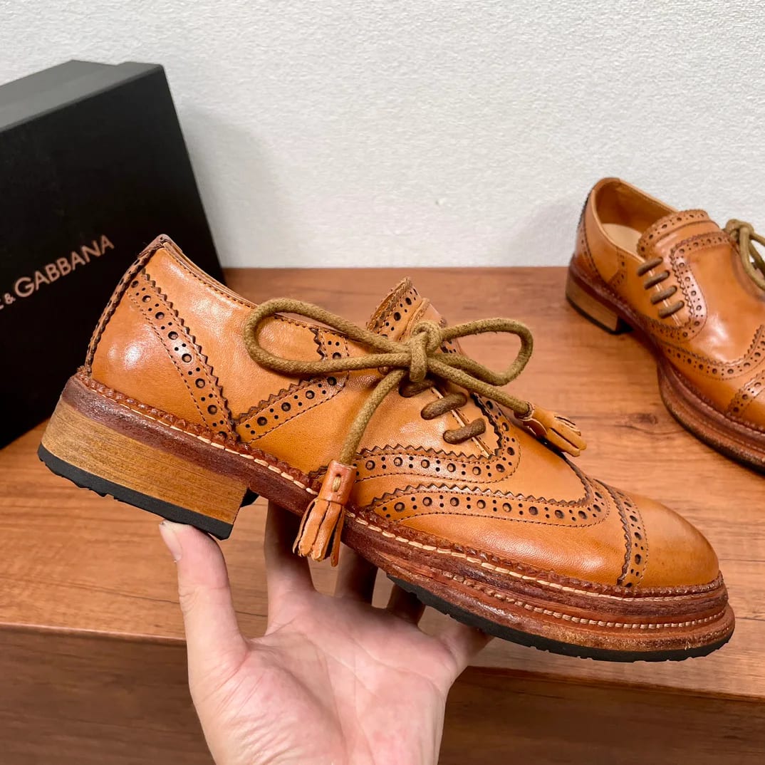Dolce & Gabbana Cap-toe Brogue Derby 縮圖 4