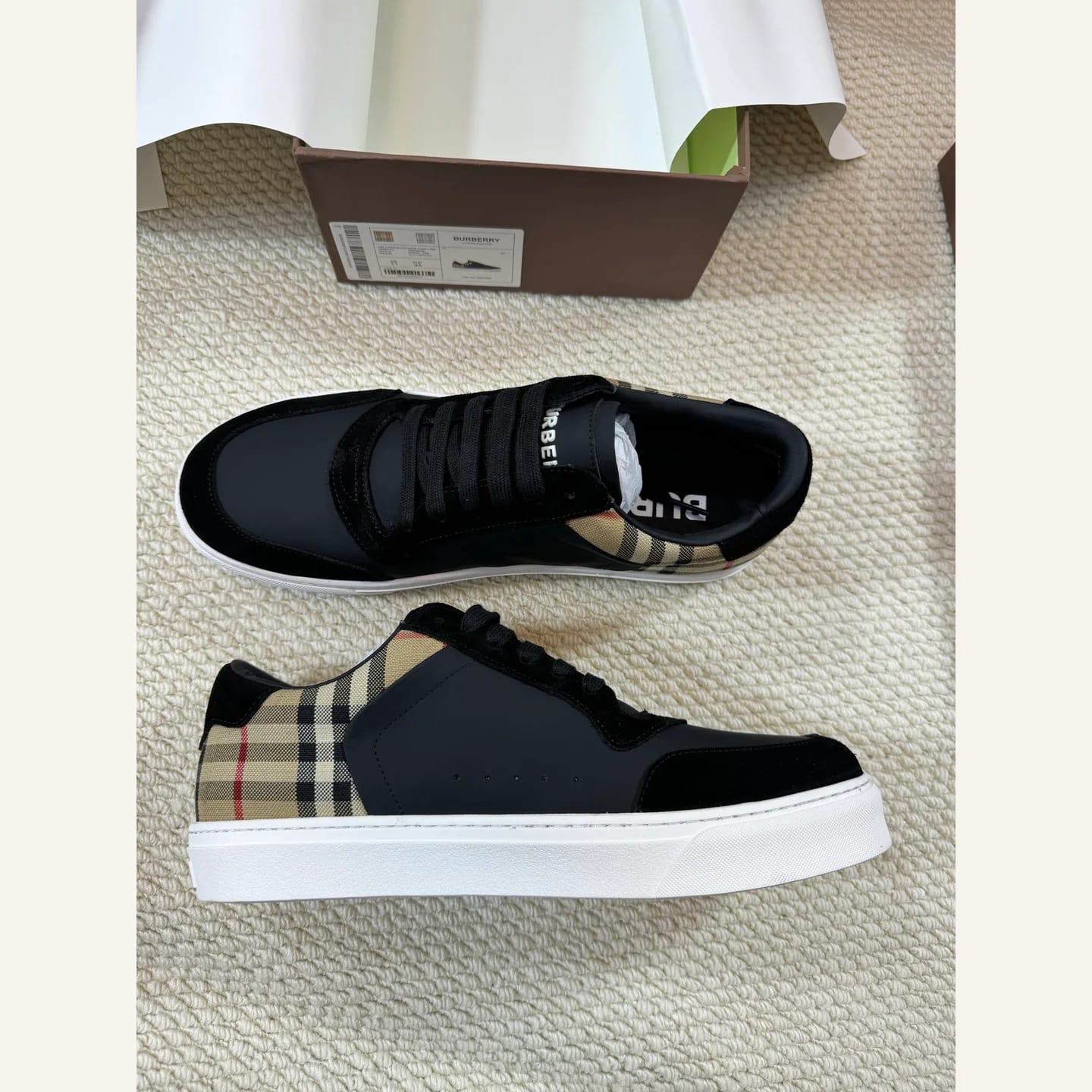 Burberry Check Low-top Sneaker 縮圖 4