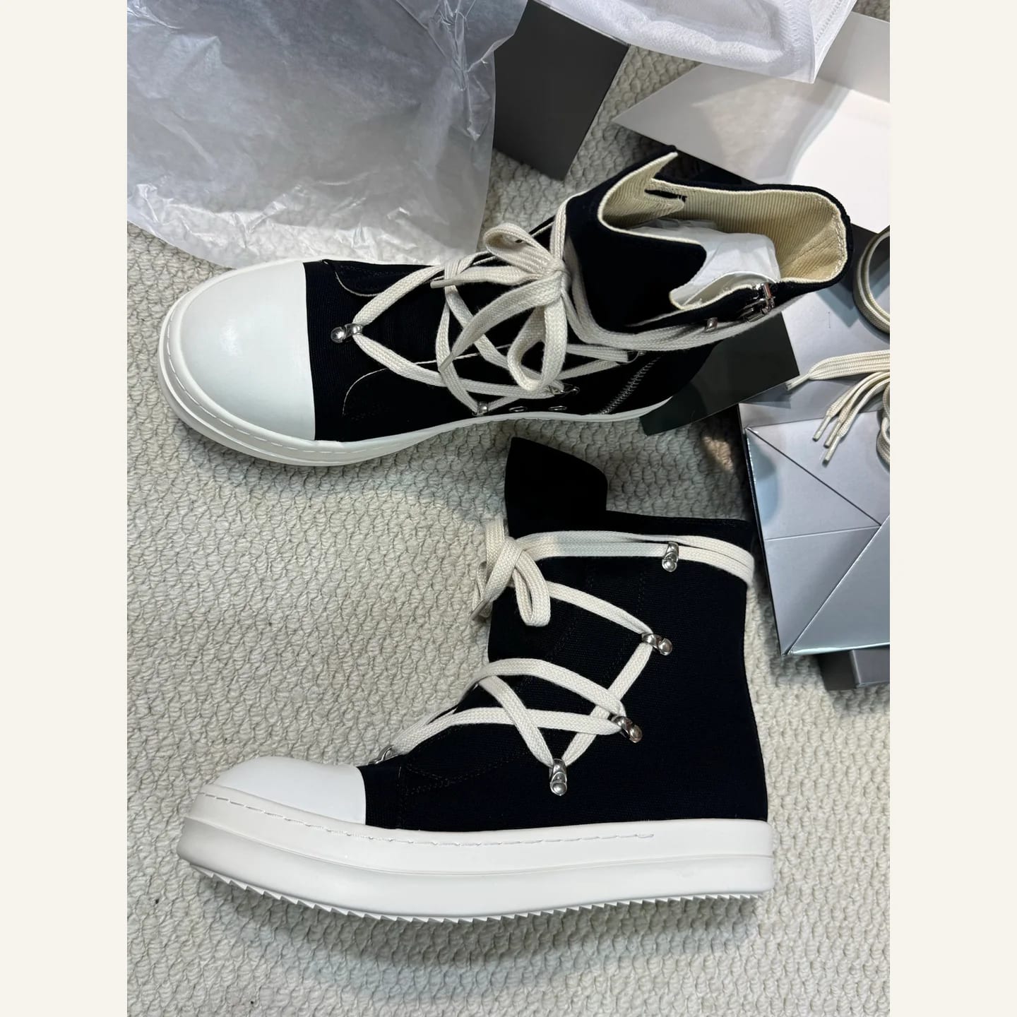 Rick Owens DRKSHDW Geobasket High-top 縮圖 3