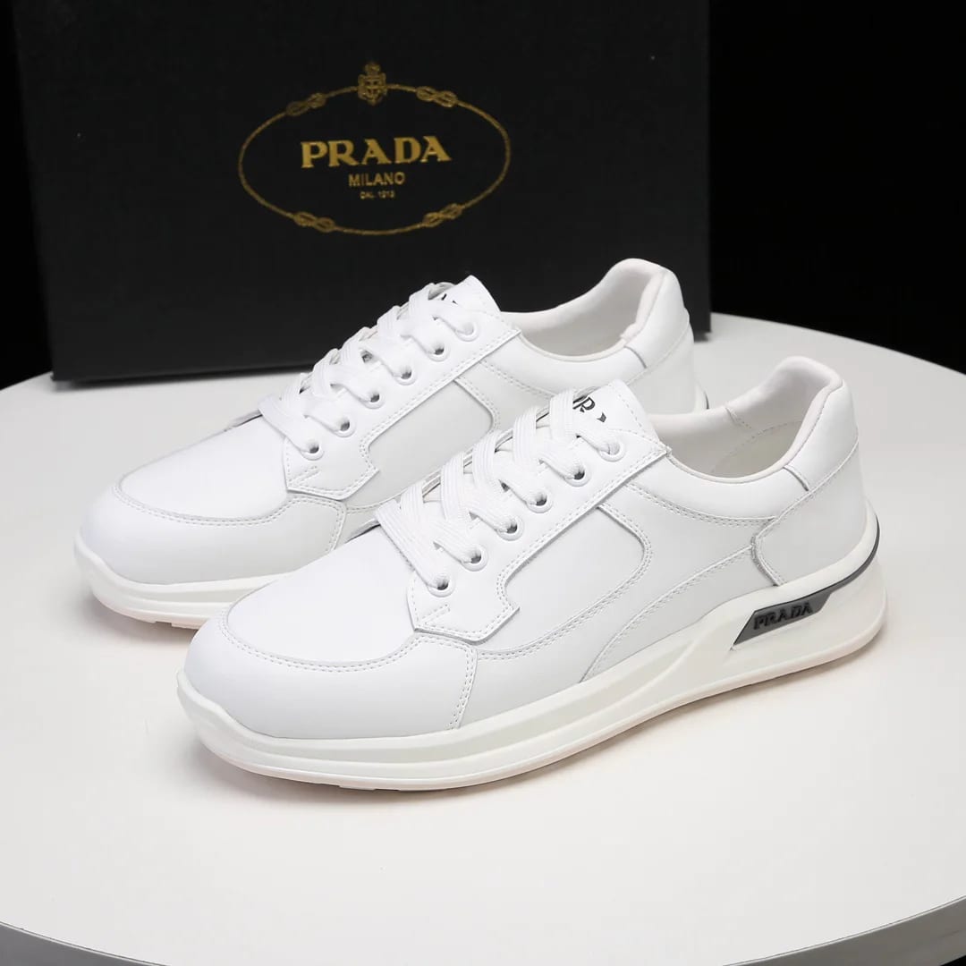 Prada Leather Low-top Sneaker 縮圖 2