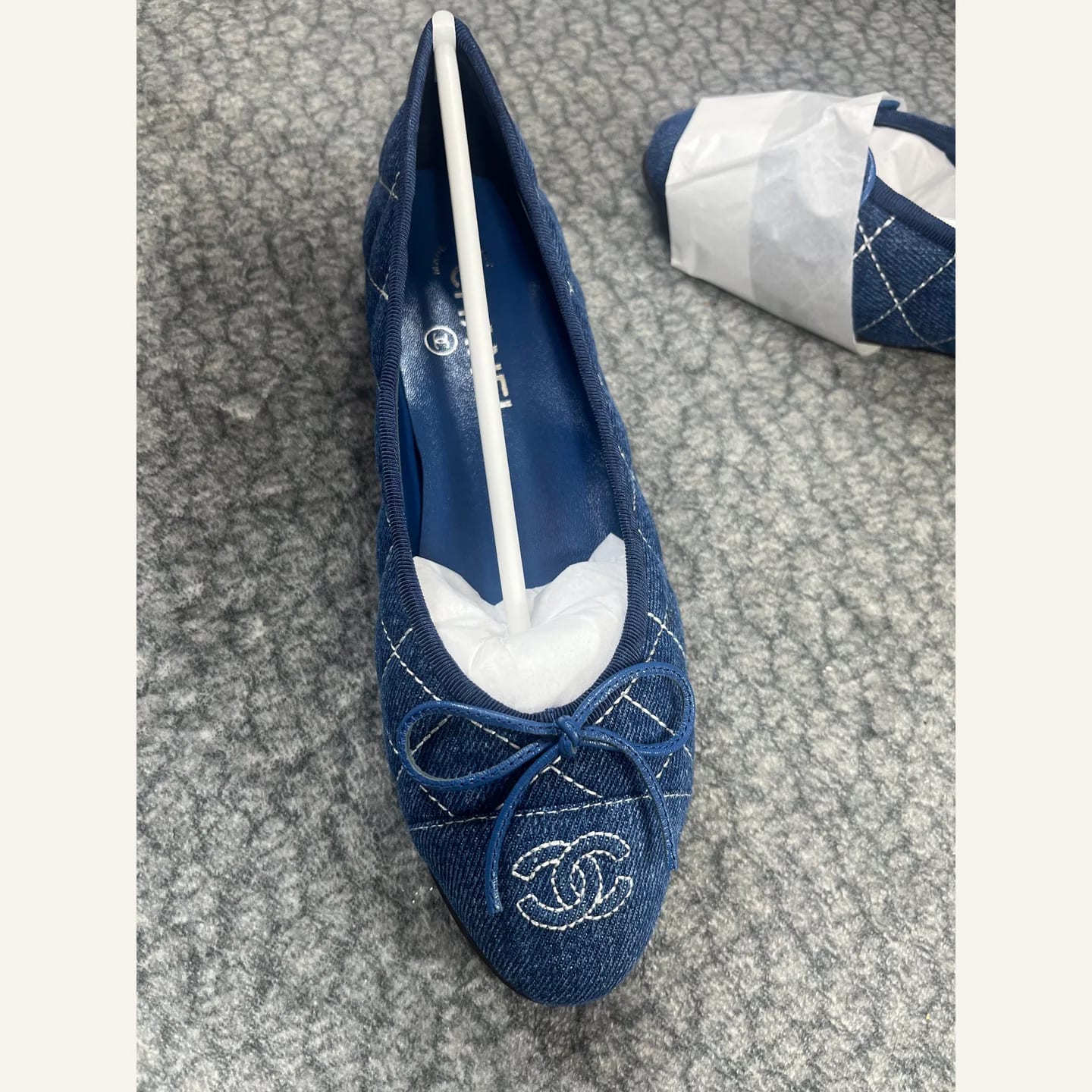 CHANEL Quilted CC Ballerina 縮圖 3