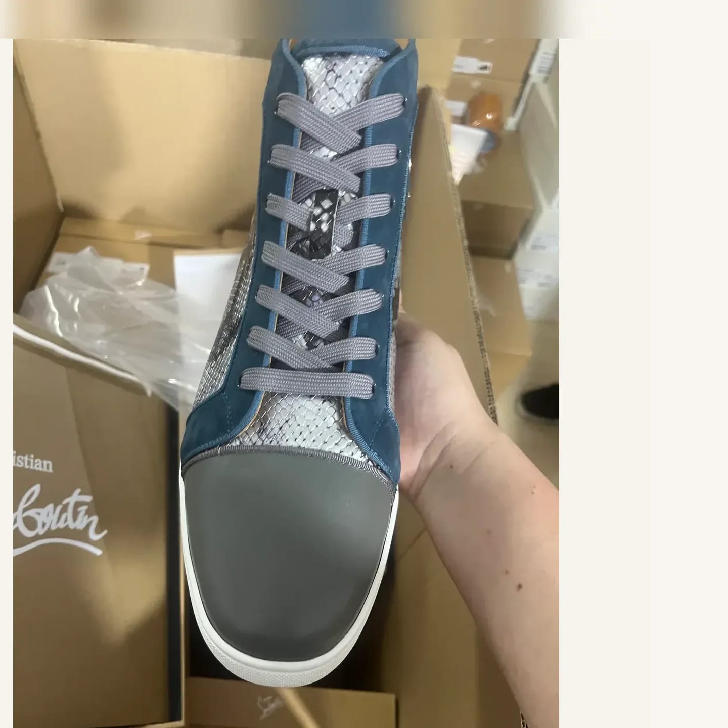 Christian Louboutin Spikes High-top Sneaker 縮圖 2