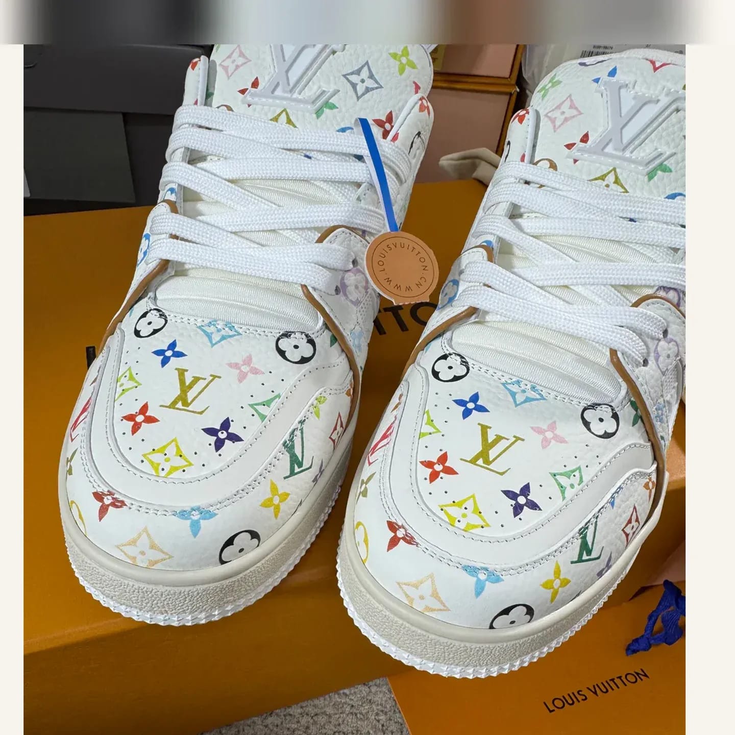 Louis Vuitton x Takashi Murakami LV Trainer Sneaker 縮圖 3