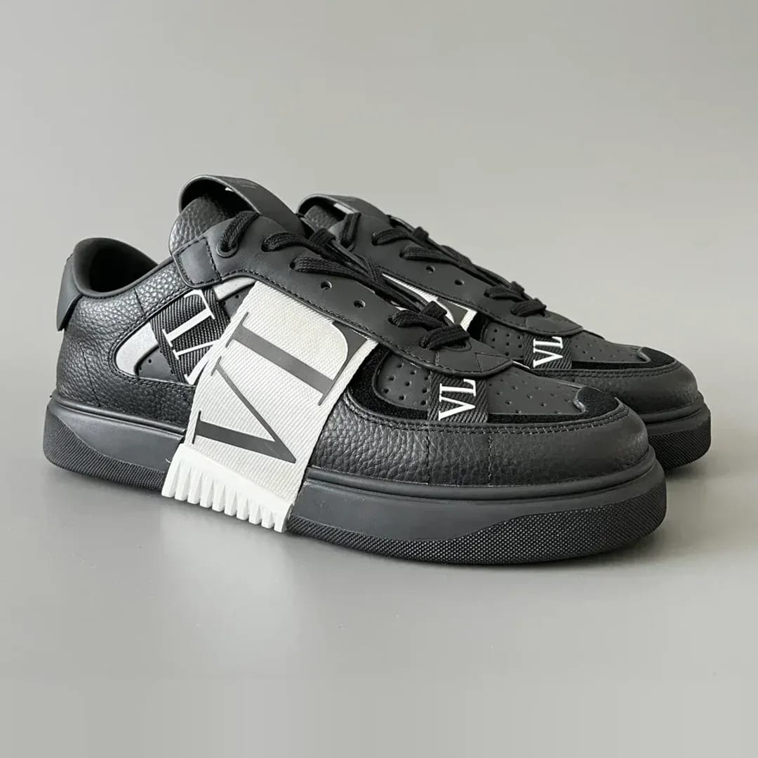 Valentino Garavani Low-Top Calfskin VL7N Sneaker With Bands 縮圖 2