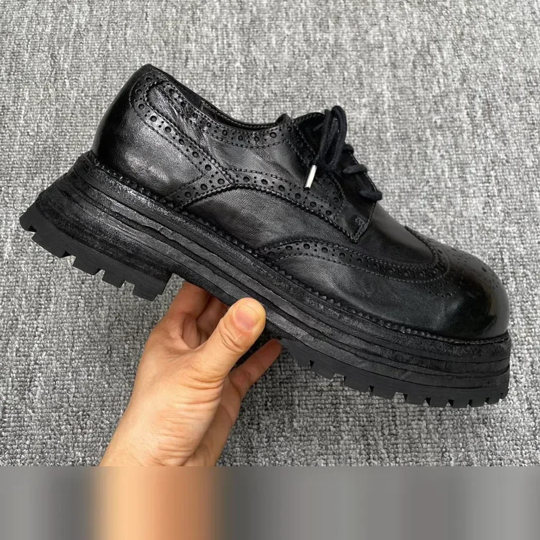 Bottega Veneta Washed-leather Derby 縮圖 1
