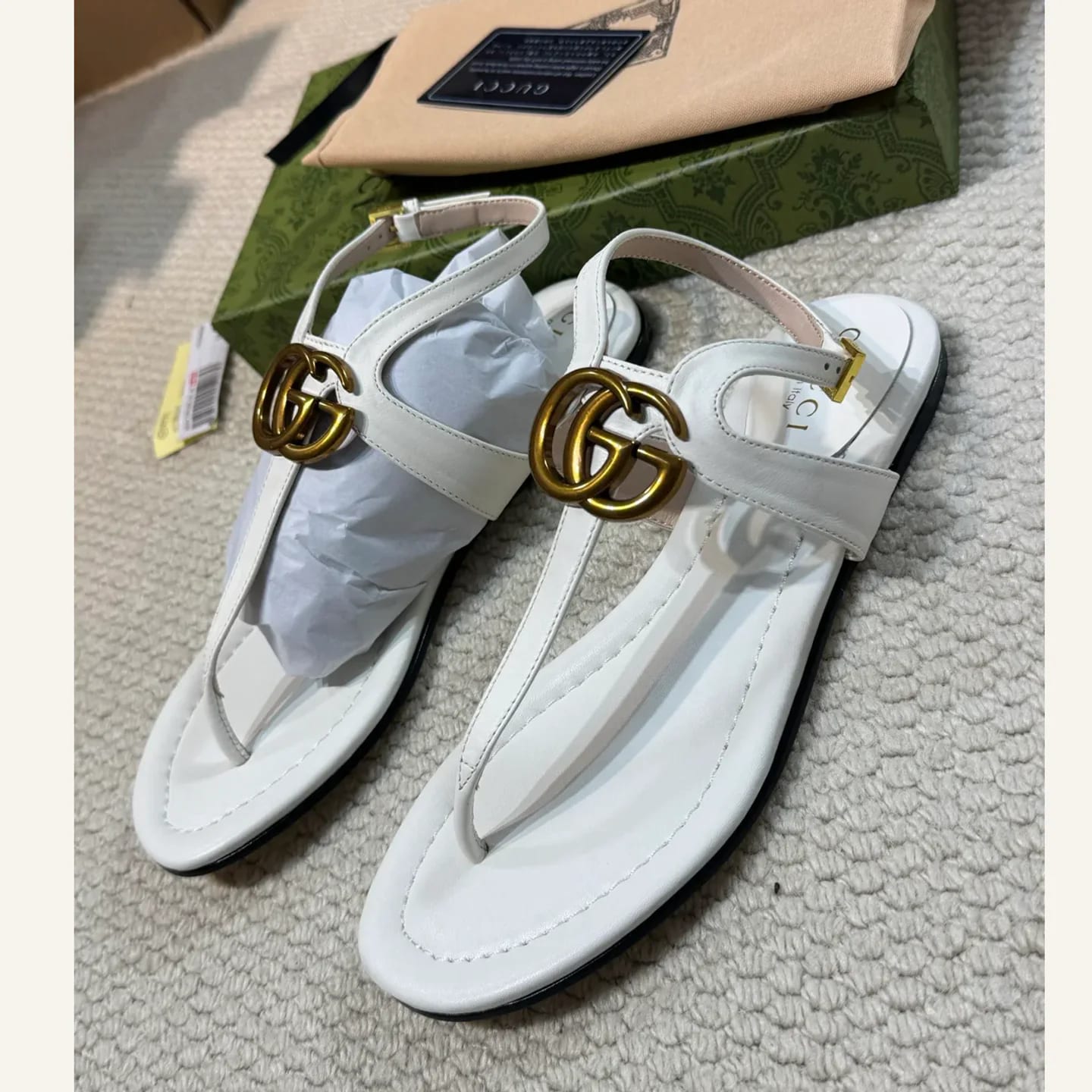 Gucci Interlocking G Thong Sandal 縮圖 1