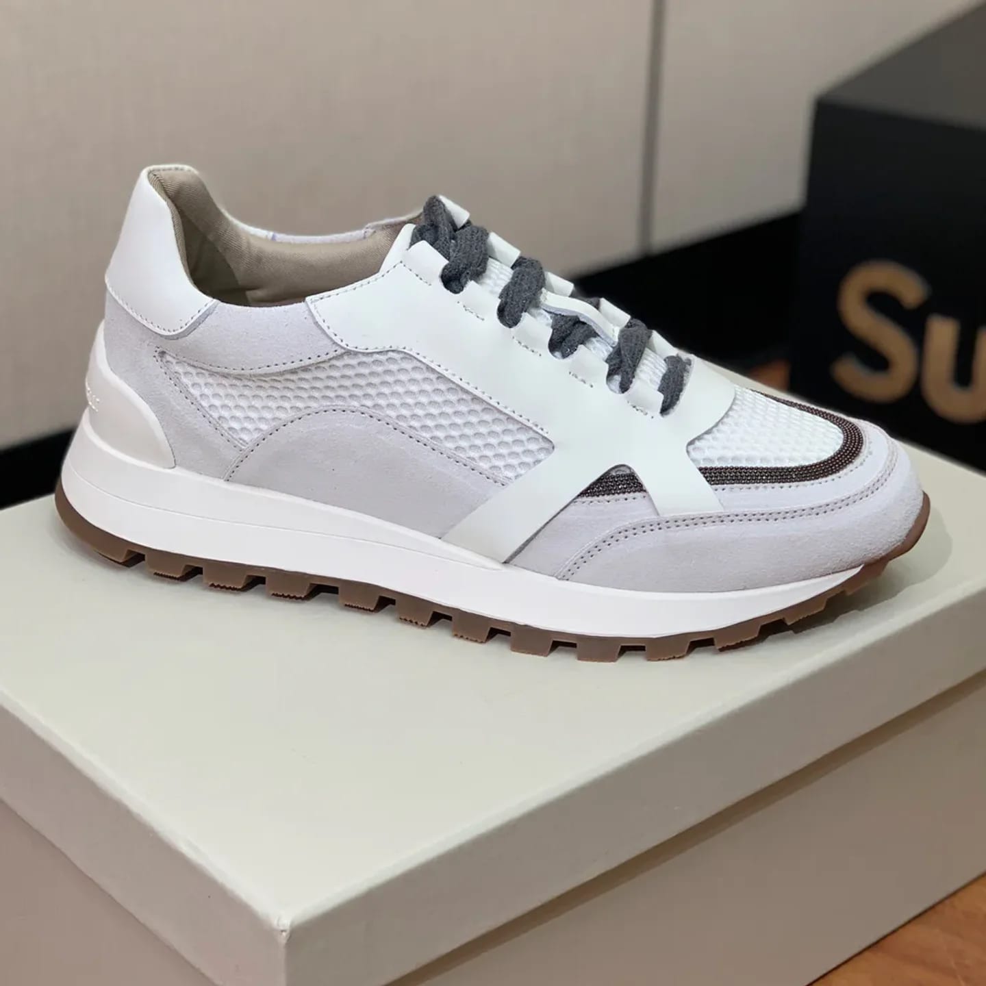 Brunello Cucinelli Monili-chain Sneaker 縮圖 4