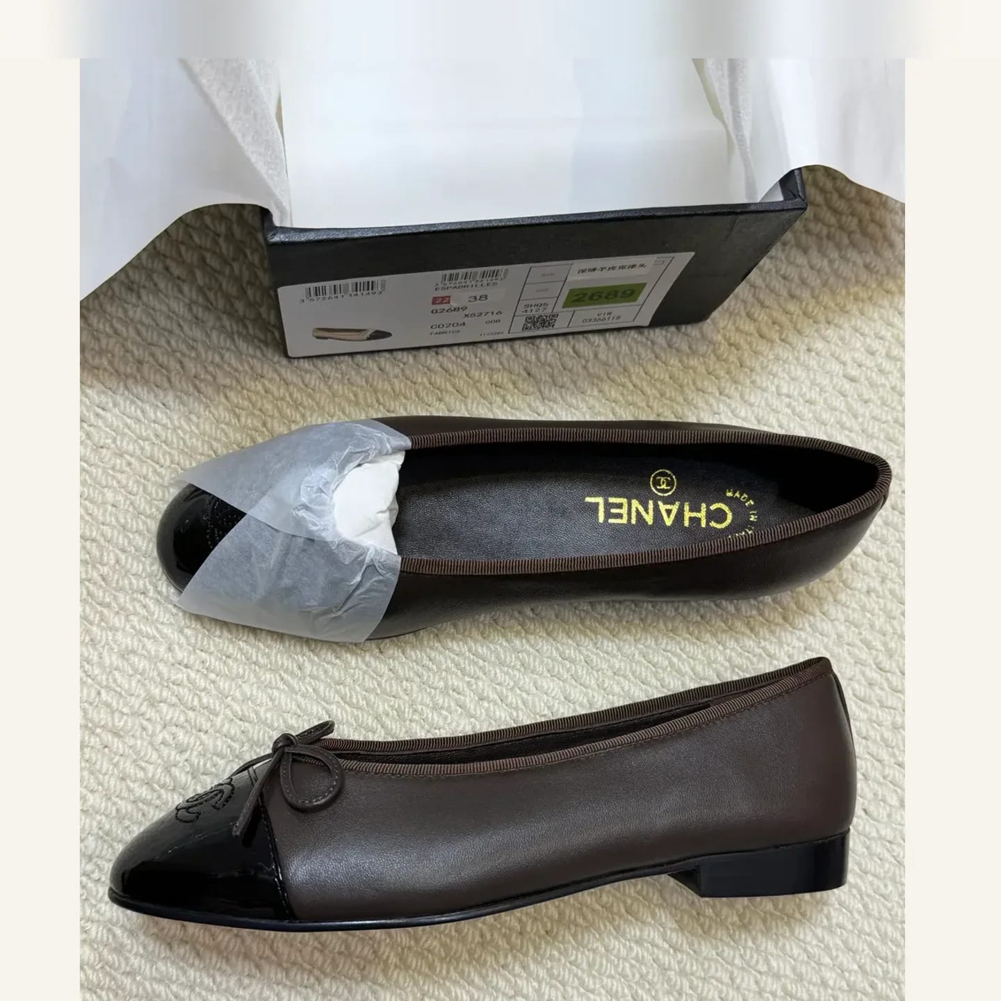 CHANEL Cap-toe Ballerina 縮圖 3