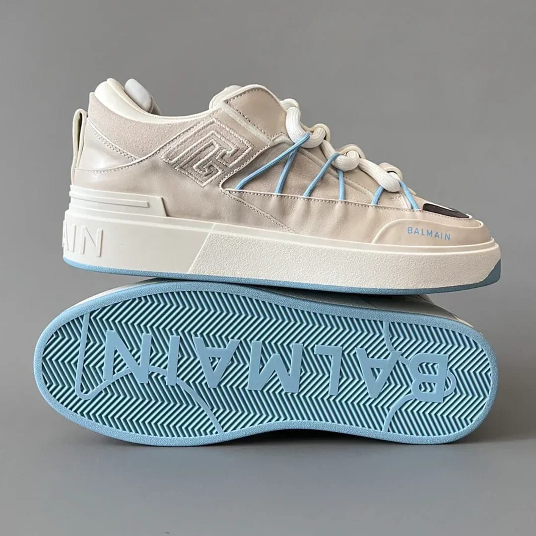 Balmain B-Court Puffy Skate Sneakers 縮圖 4