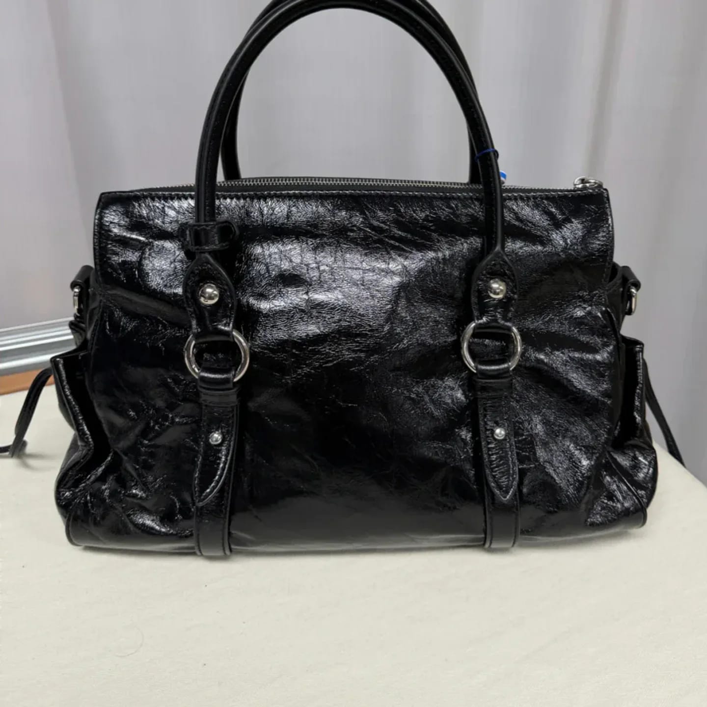 Miu Miu Shiny Leather Top-handle Bag 縮圖 2