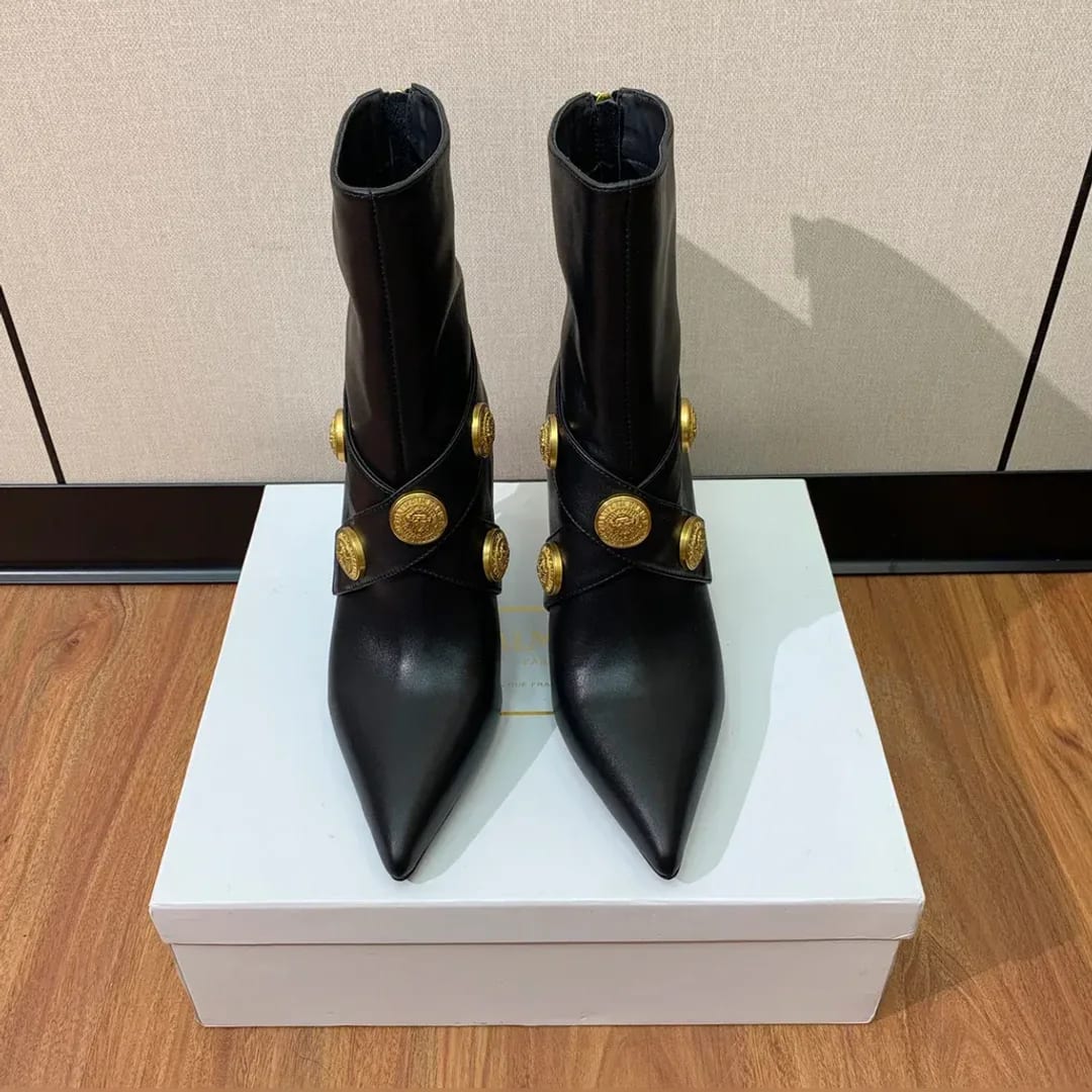 Balmain Buckle Ankle Boot 縮圖 1