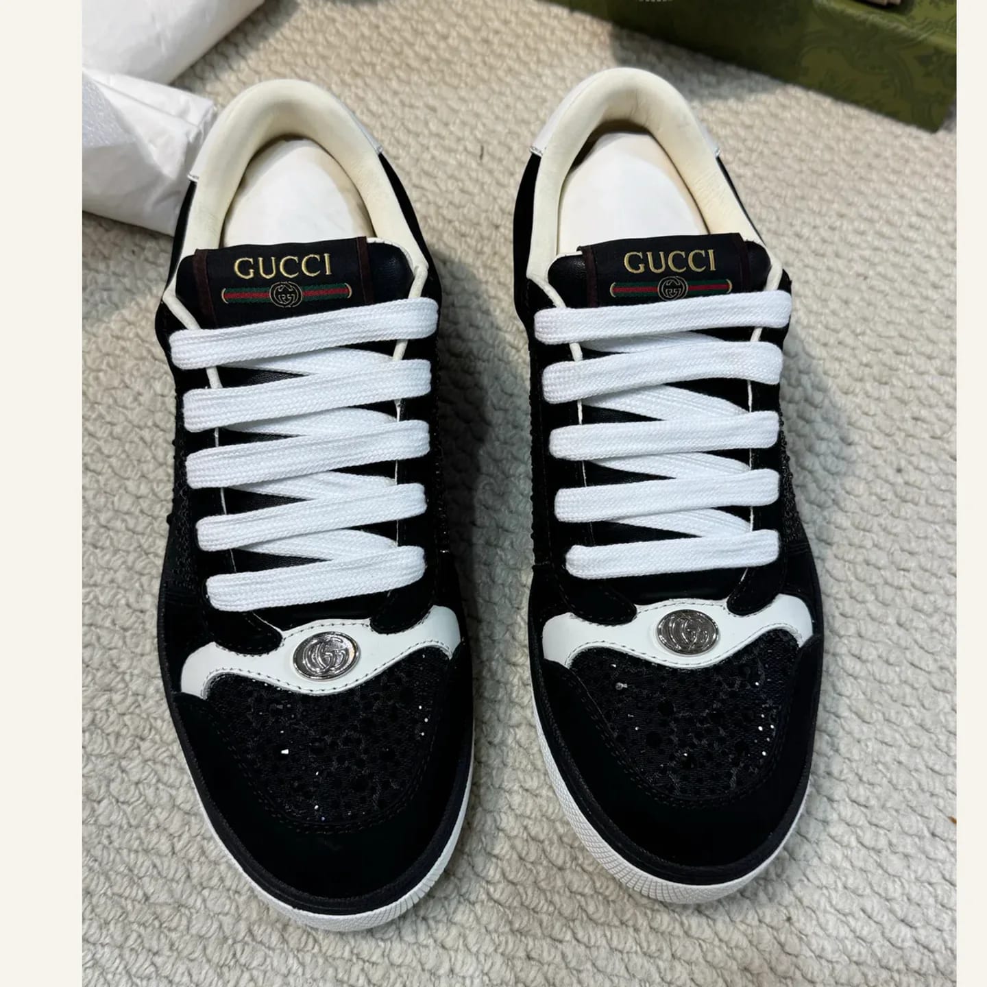 Gucci Crystal GG Low-top Sneaker 縮圖 2