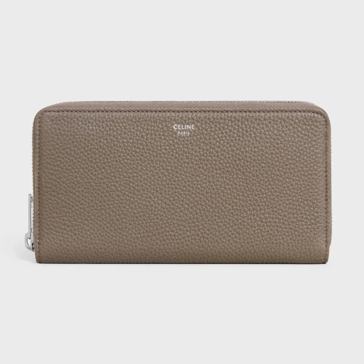 CELINE Large zipped wallet IN GRAINED CALFSKIN 縮圖 1