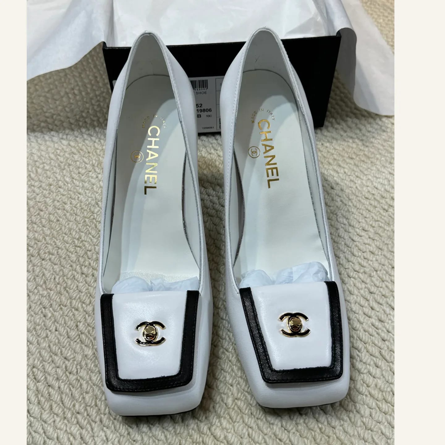 CHANEL Square-toe CC Pump 縮圖 2