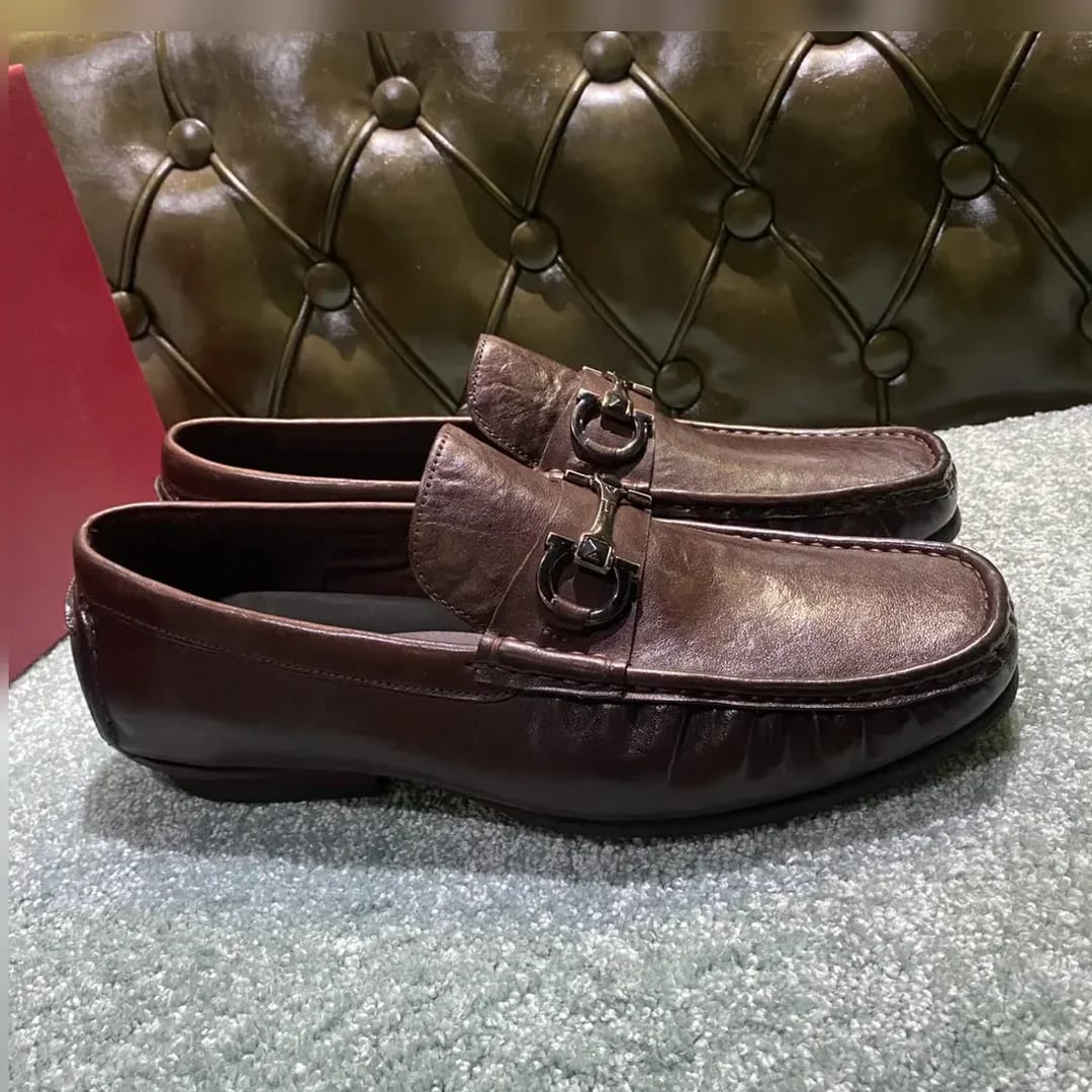 Ferragamo Washed-leather Loafer 縮圖 3