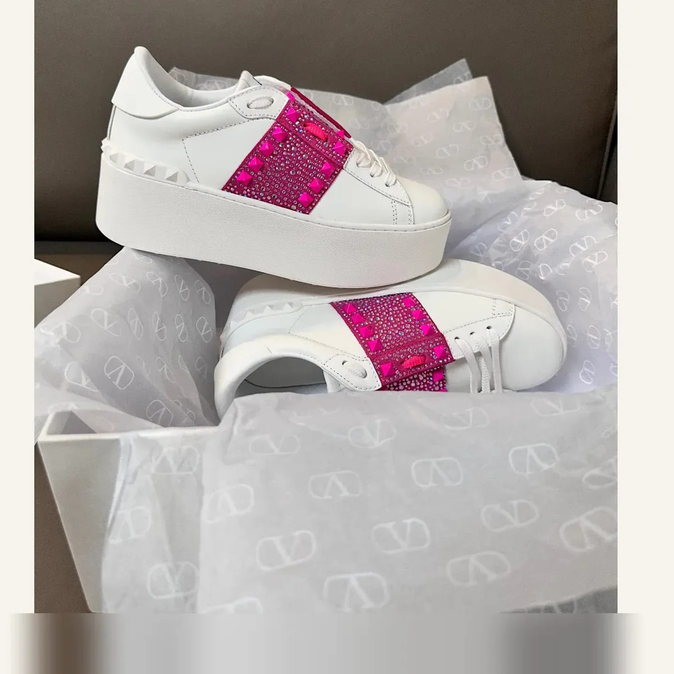 Valentino Garavani VLTN Platform Sneaker 縮圖 2