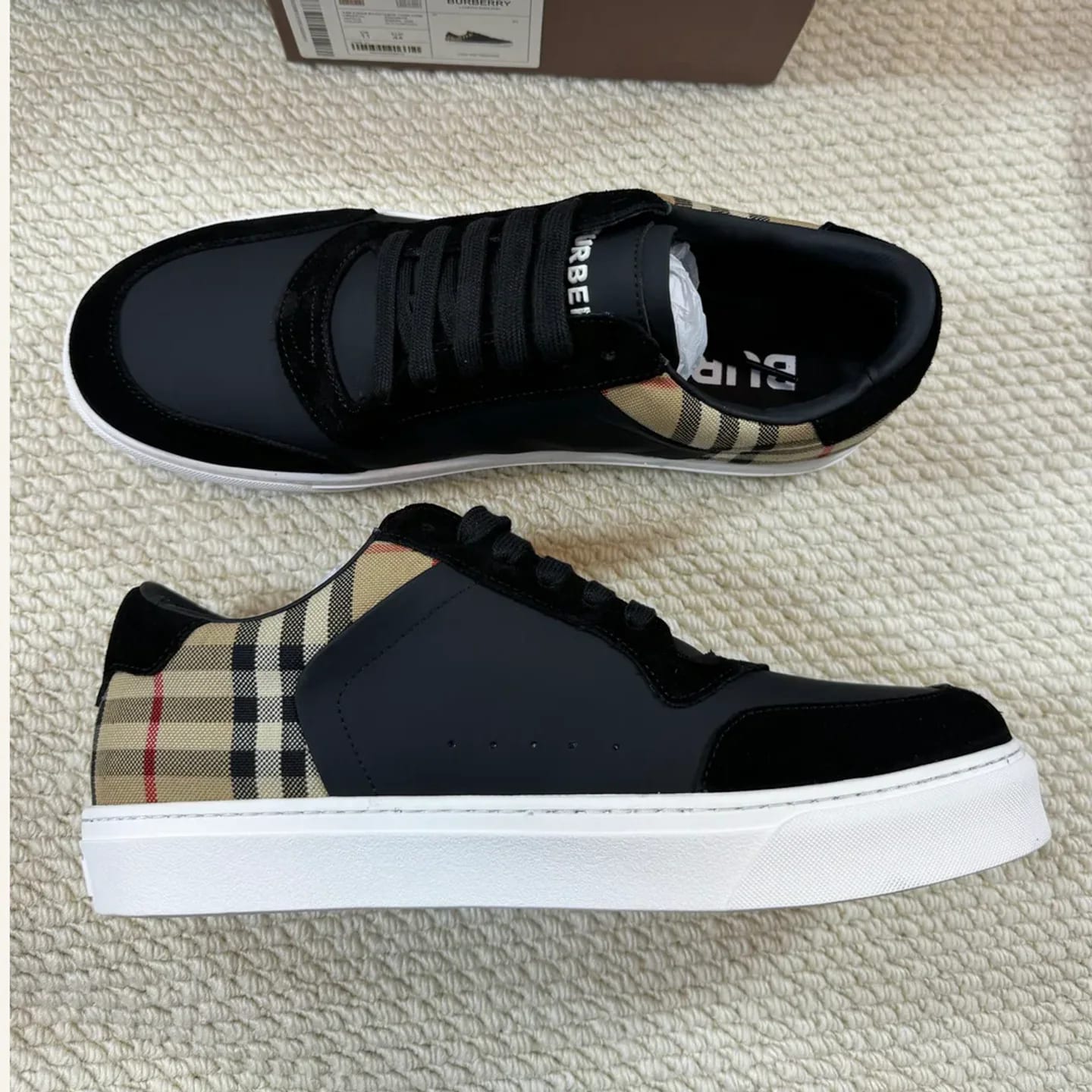Burberry Check Low-top Sneaker 縮圖 4