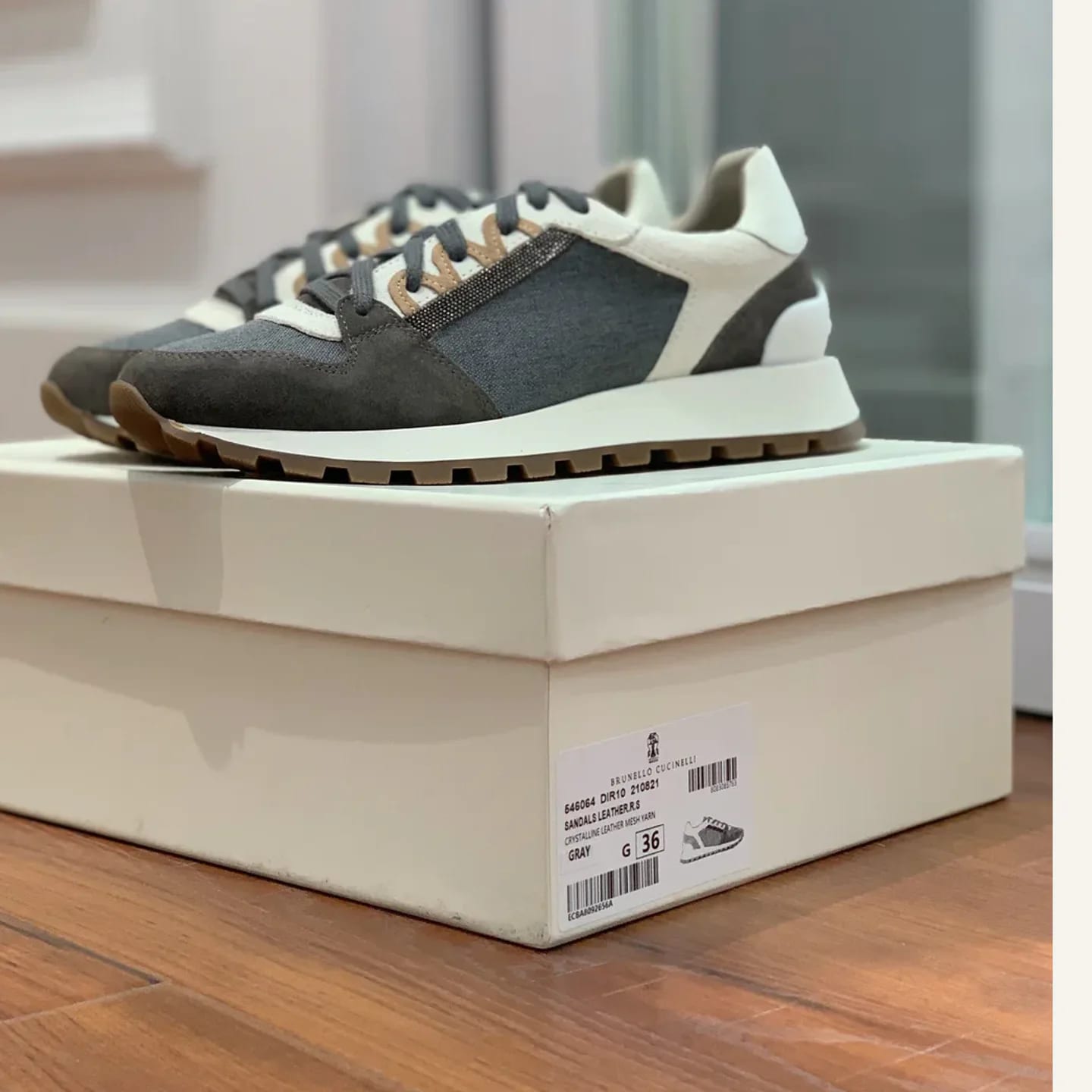 Brunello Cucinelli Monili-chain Sneaker 縮圖 3