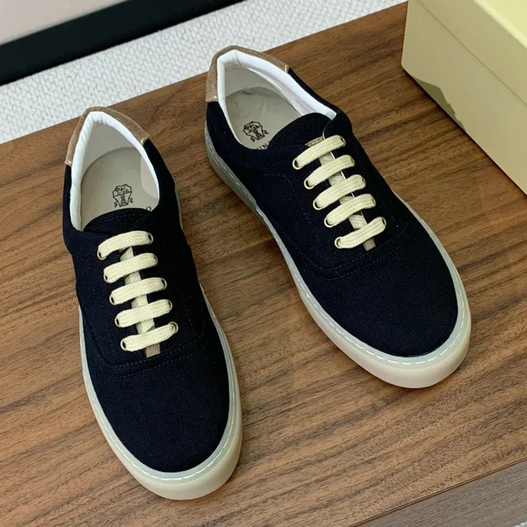 Brunello Cucinelli Canvas Low-top Sneaker 縮圖 4