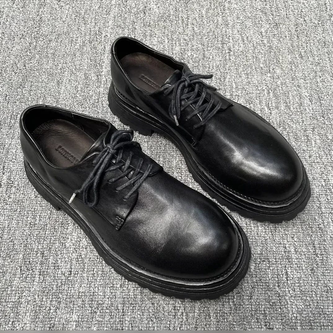 Bottega Veneta Washed-leather Derby 縮圖 3