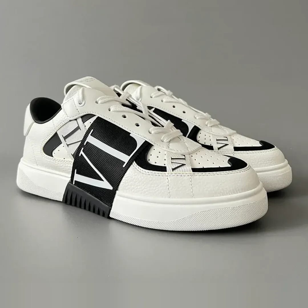 Valentino Garavani Low-Top Calfskin VL7N Sneaker With Bands 縮圖 2