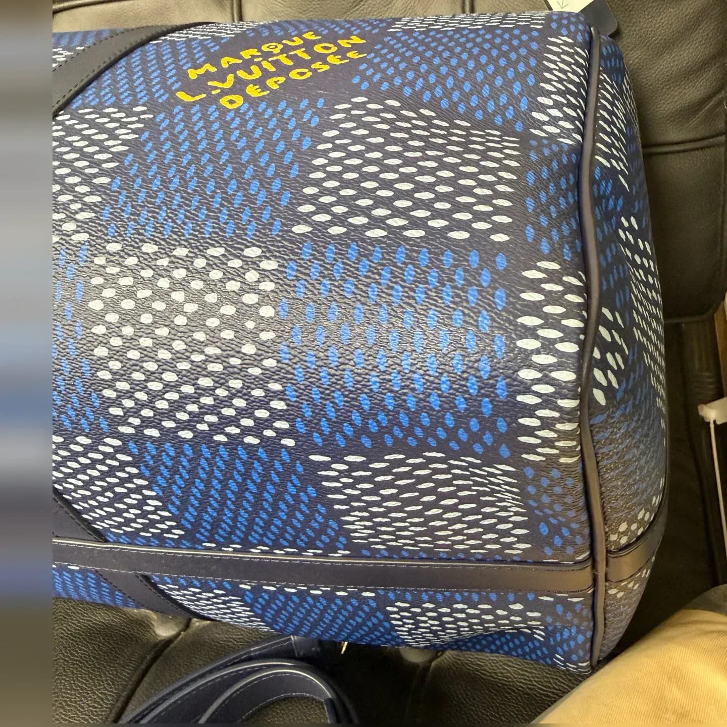 Louis Vuitton Keepall Bandoulière 50 Damier Rush（2024 春夏） 縮圖 6