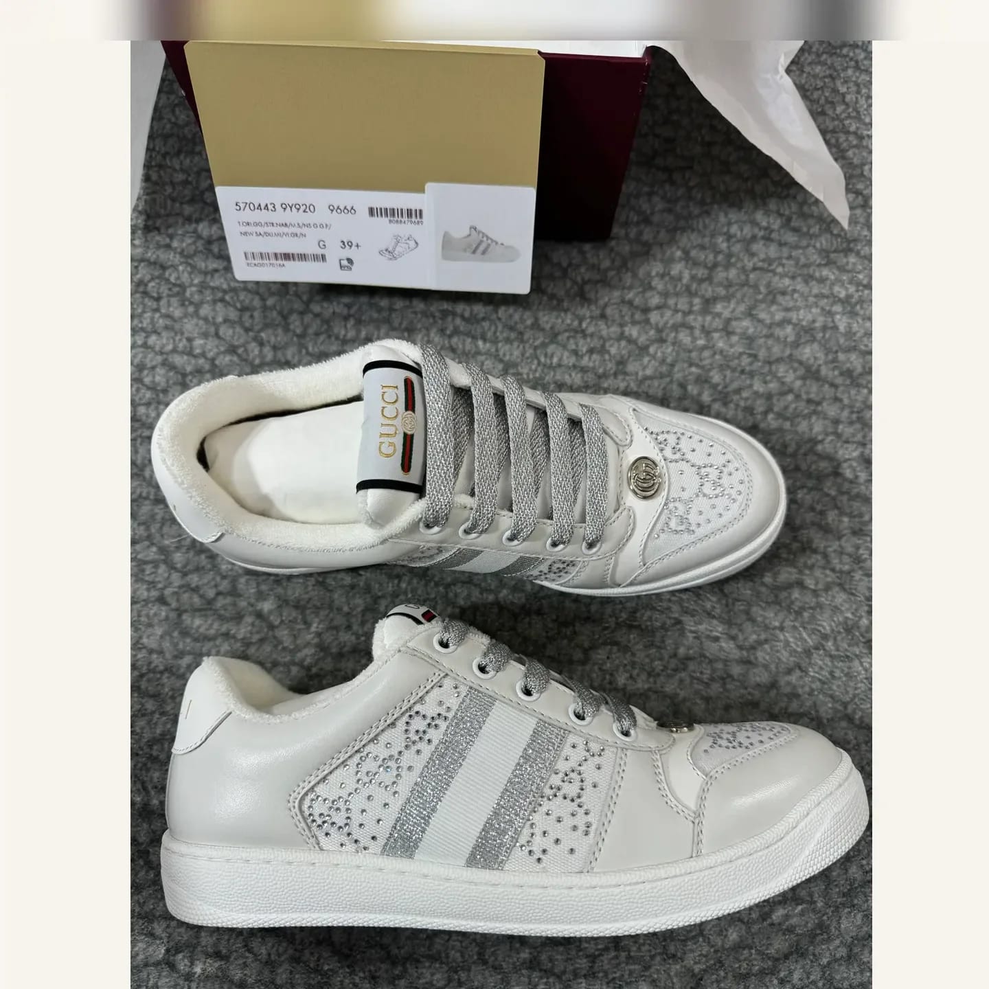 Gucci Crystal GG Low-top Sneaker 縮圖 3