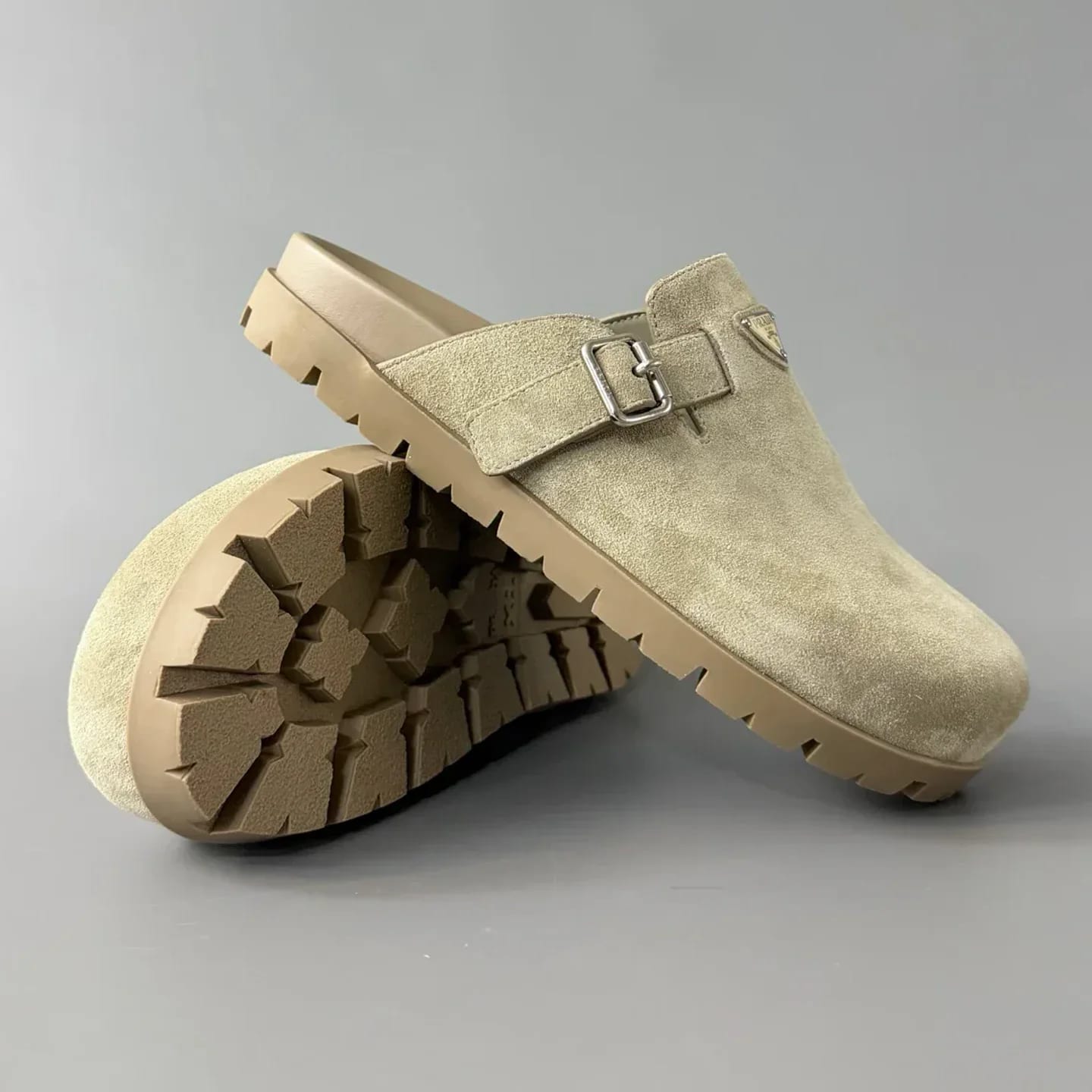 Prada Suede Mules 縮圖 4