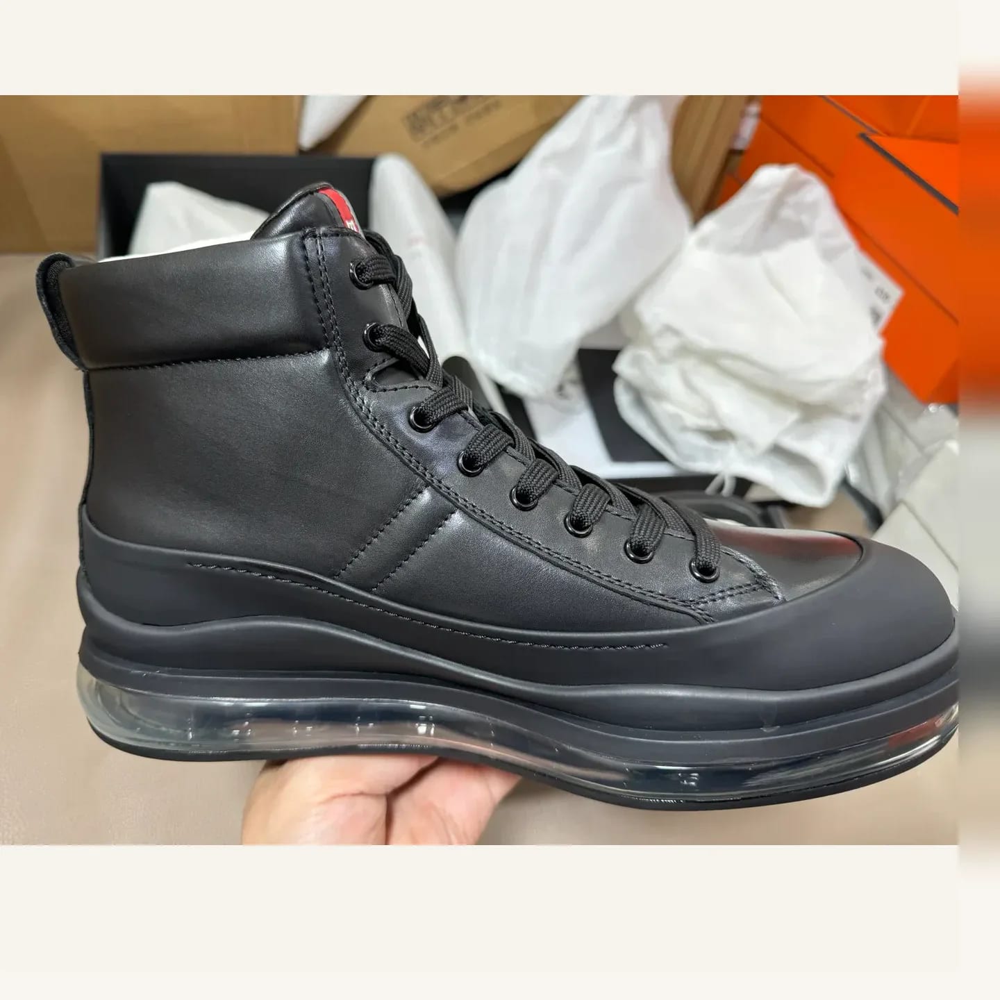 Prada Downtown High-top Sneaker 縮圖 3