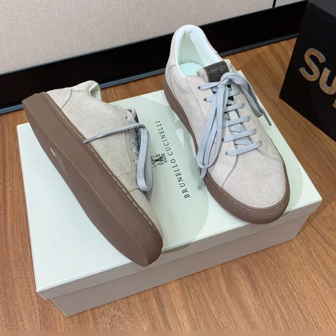 Brunello Cucinelli Suede Low-top Sneaker 縮圖 3