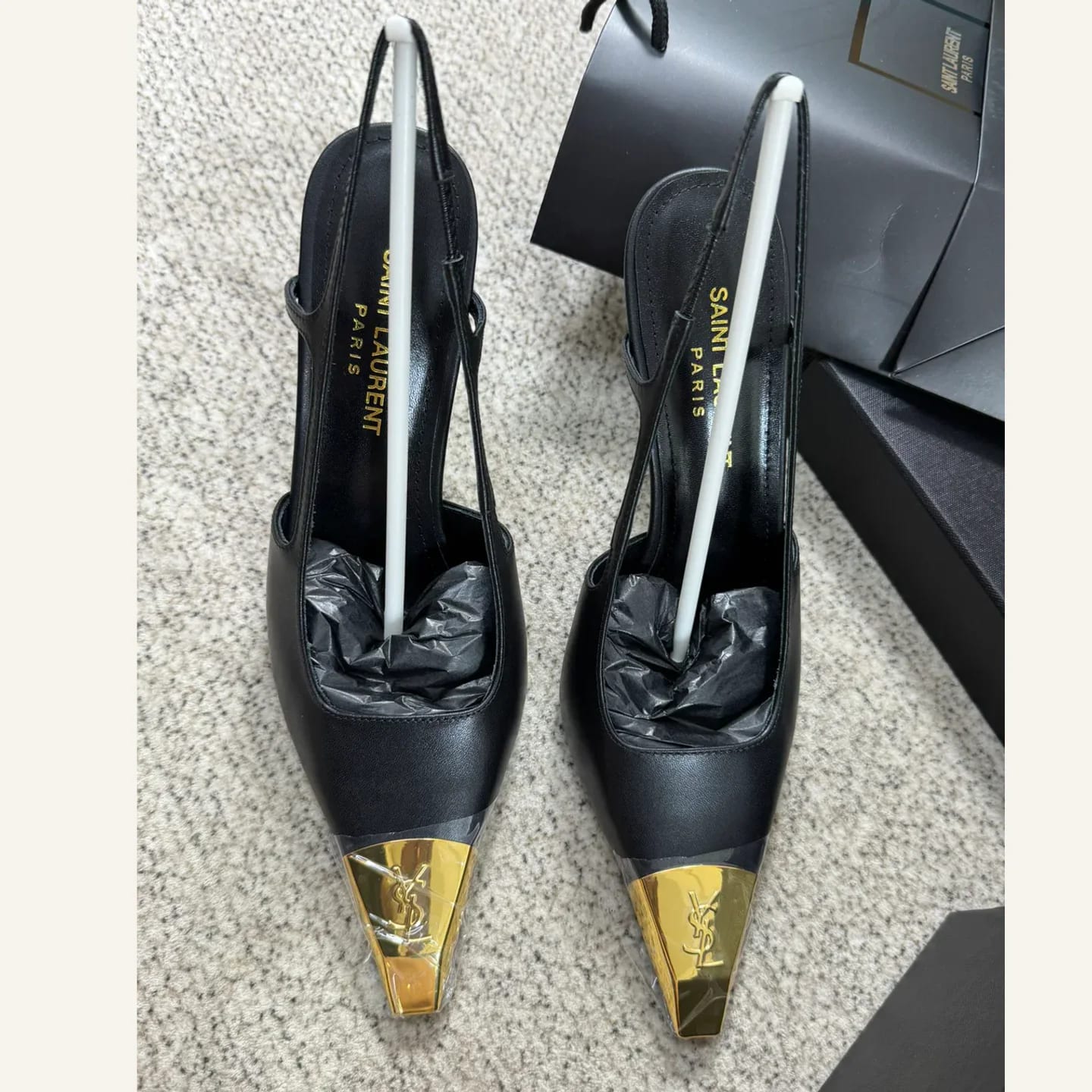 Saint Laurent Metal-cap Slingback Pump 縮圖 2