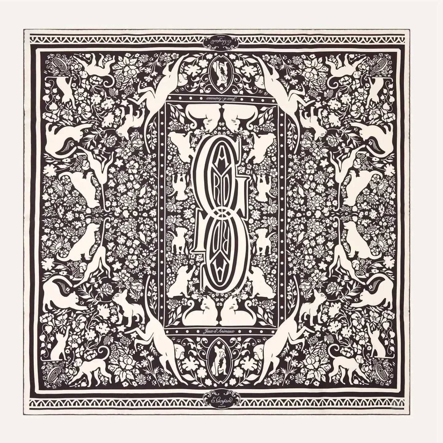 Goyard Jeux d'Animaux scarf 縮圖 1